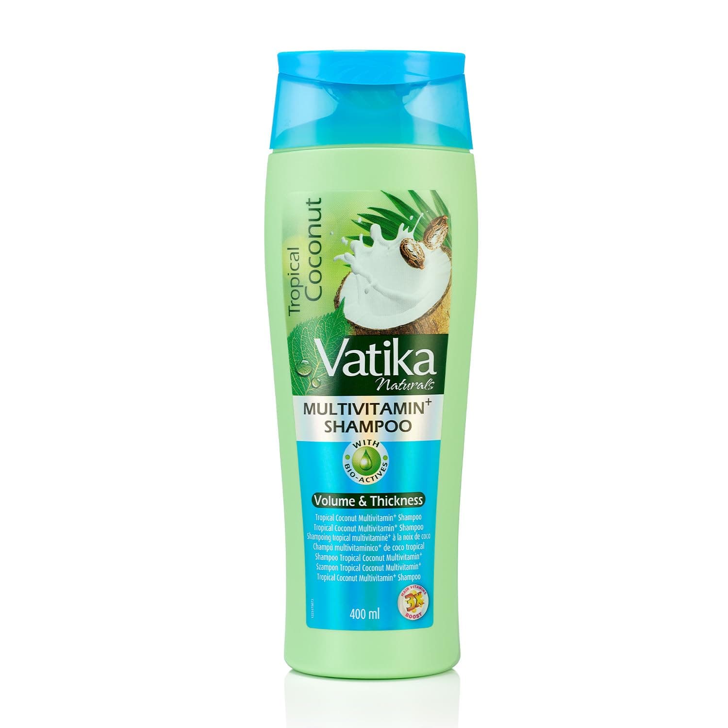 – Vatika Naturals Multivitamin Enriched Coconut Shampoo - 400ml | With Goodness of Coconut Blend with Multivitamins | For Hair Nourishment and Shine