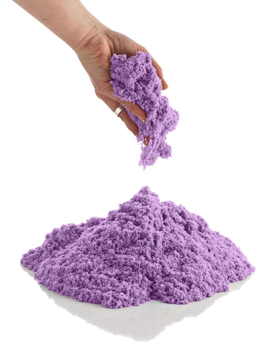 Purple 2 Pound Refill Pack - Moldable Indoor Play Sand in Resealable Bag