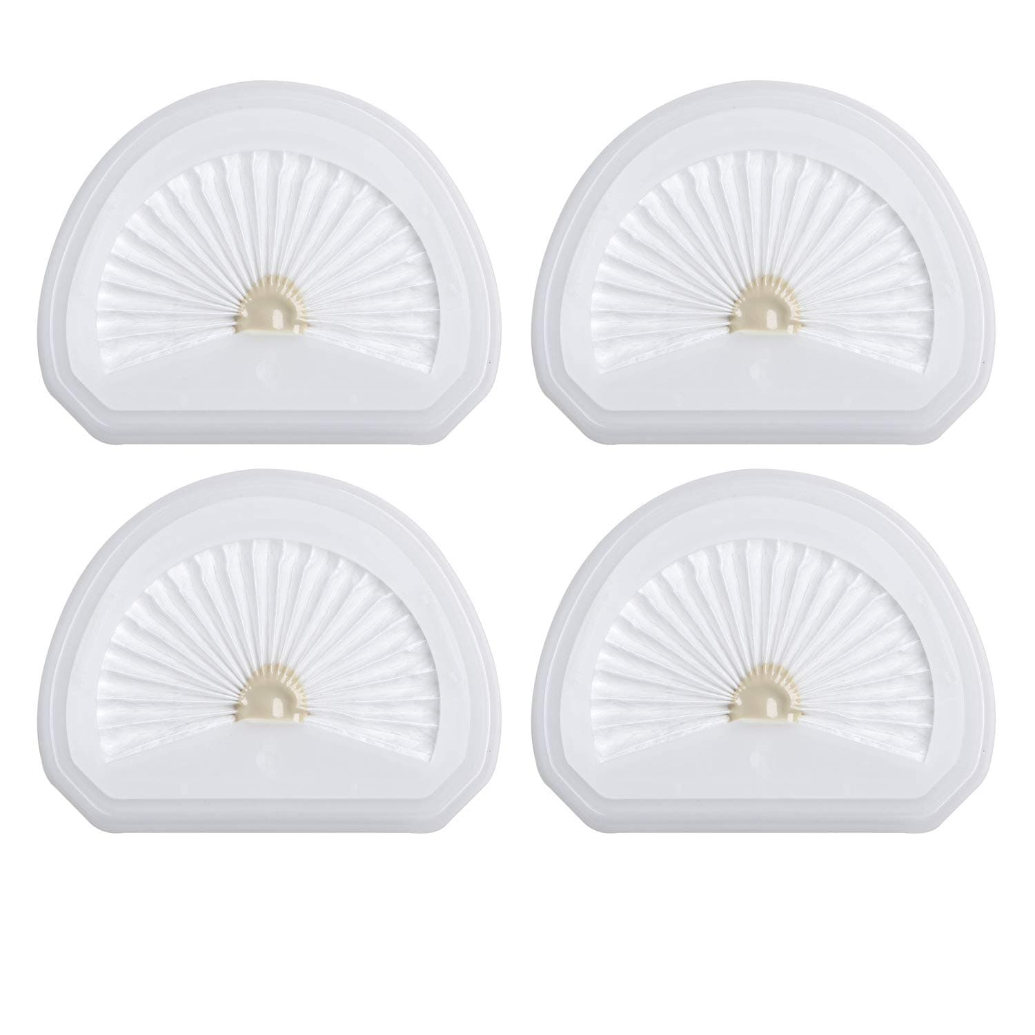 4Pack VLPF10 Replacement Filters Compatible with Black and Decker Hand Vacuum Filter Model HLVA320J00 HLVA315j N575266.