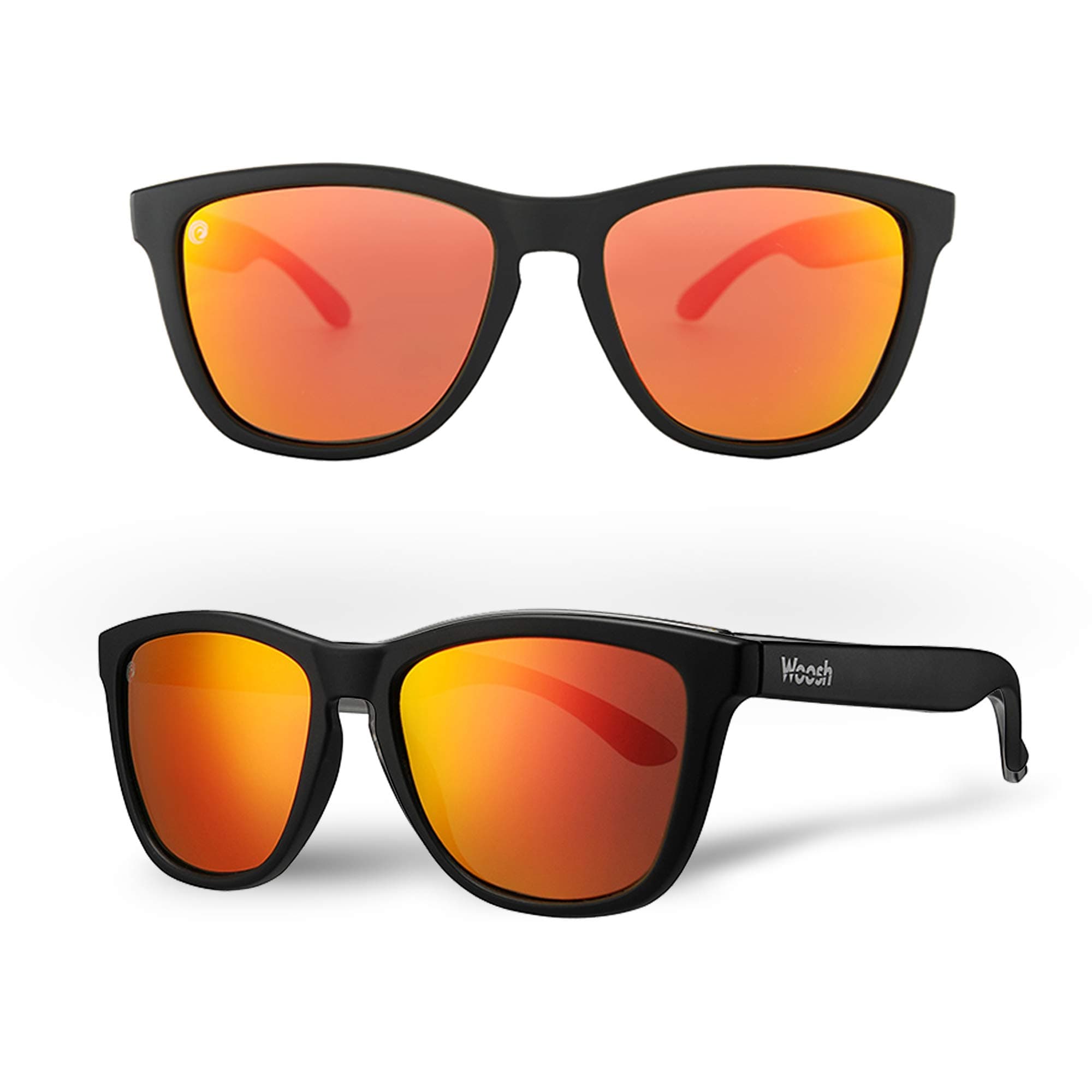 WooshPolarized Lightweight Sunglasses for Men and Women -Unisex Sunnies for Fishing Beach Running Sports and Outdoors