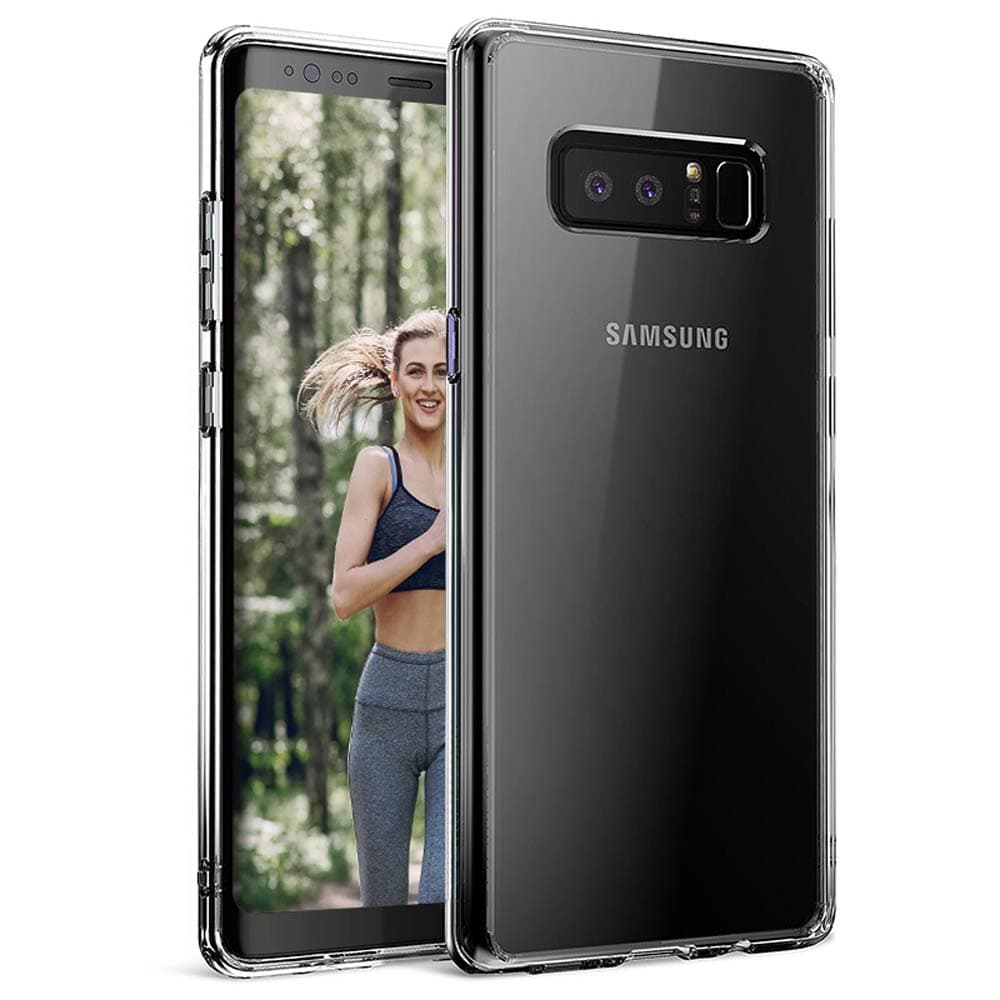 for Galaxy Note 8 Case,Note 8 Clear Phone Case,Slim Thin Soft Skin Silicone Flexible TPU Shock Absorption Anti-Scratches Protective Cases Cover for Galaxy Note 8,Crystal Clear