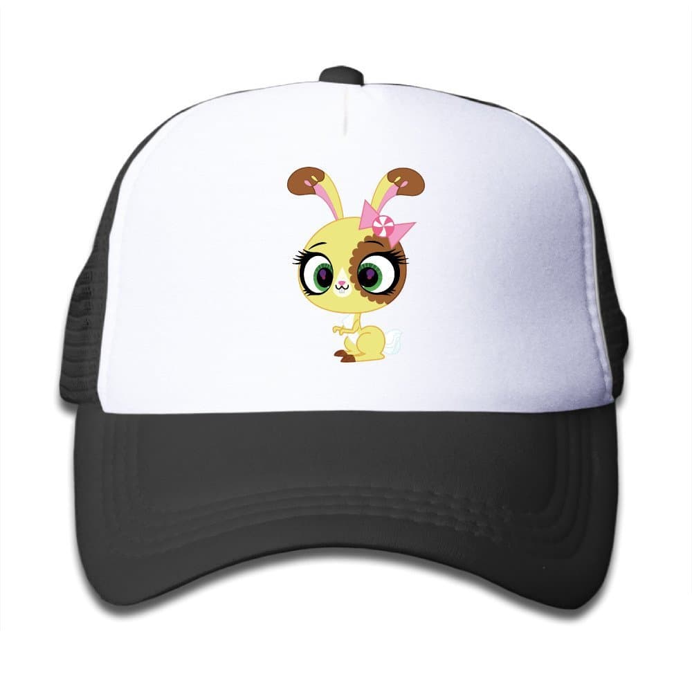 Baby Littleest Pet Shop Adjustable Snapback Mesh Hat Black One Size