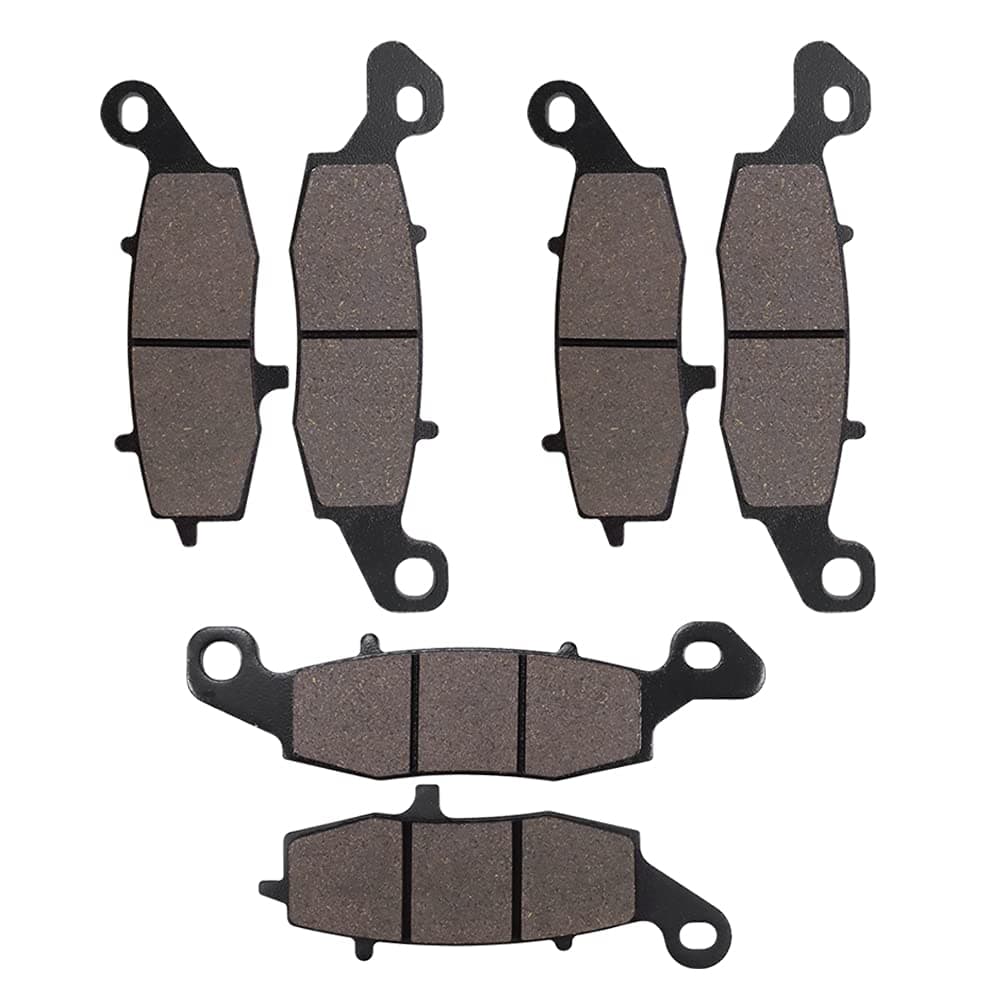 Brake Pads Front and Rear Raplacement for Kawasaki Vulcan 1500 VN1500/Vulcan 1600 VN1600 Classic/Vulcan 1600 VN1600 Nomad/Vulcan 1700 VN1700/Vulcan 900 VN900/Versys 650 KLE 650