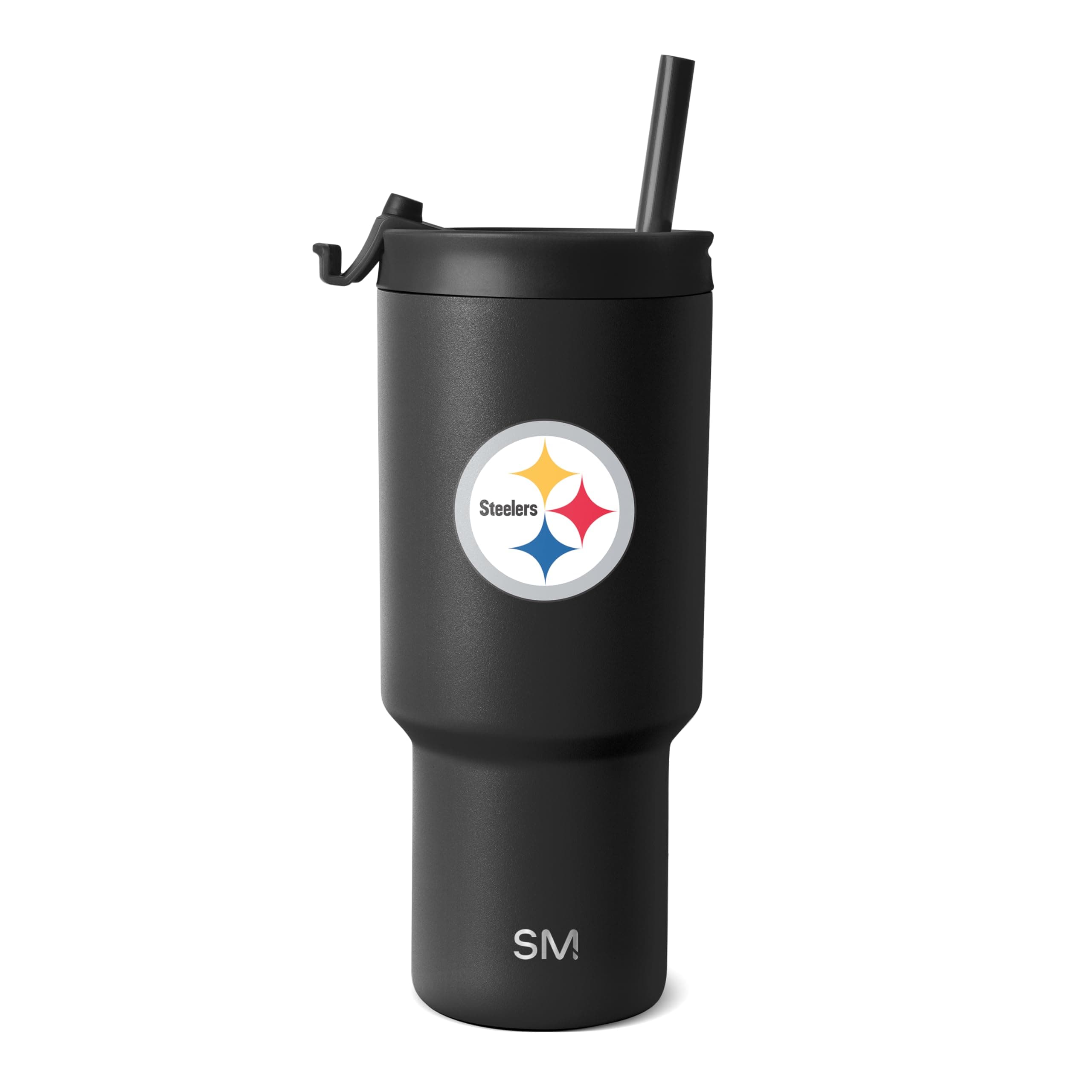 Simple Modern Officially Licensed NFL 30oz Tumbler with Flip Lid and Straws | Football Insulated Stainless Steel Cup | Gifts for Men Women | Trek Collection