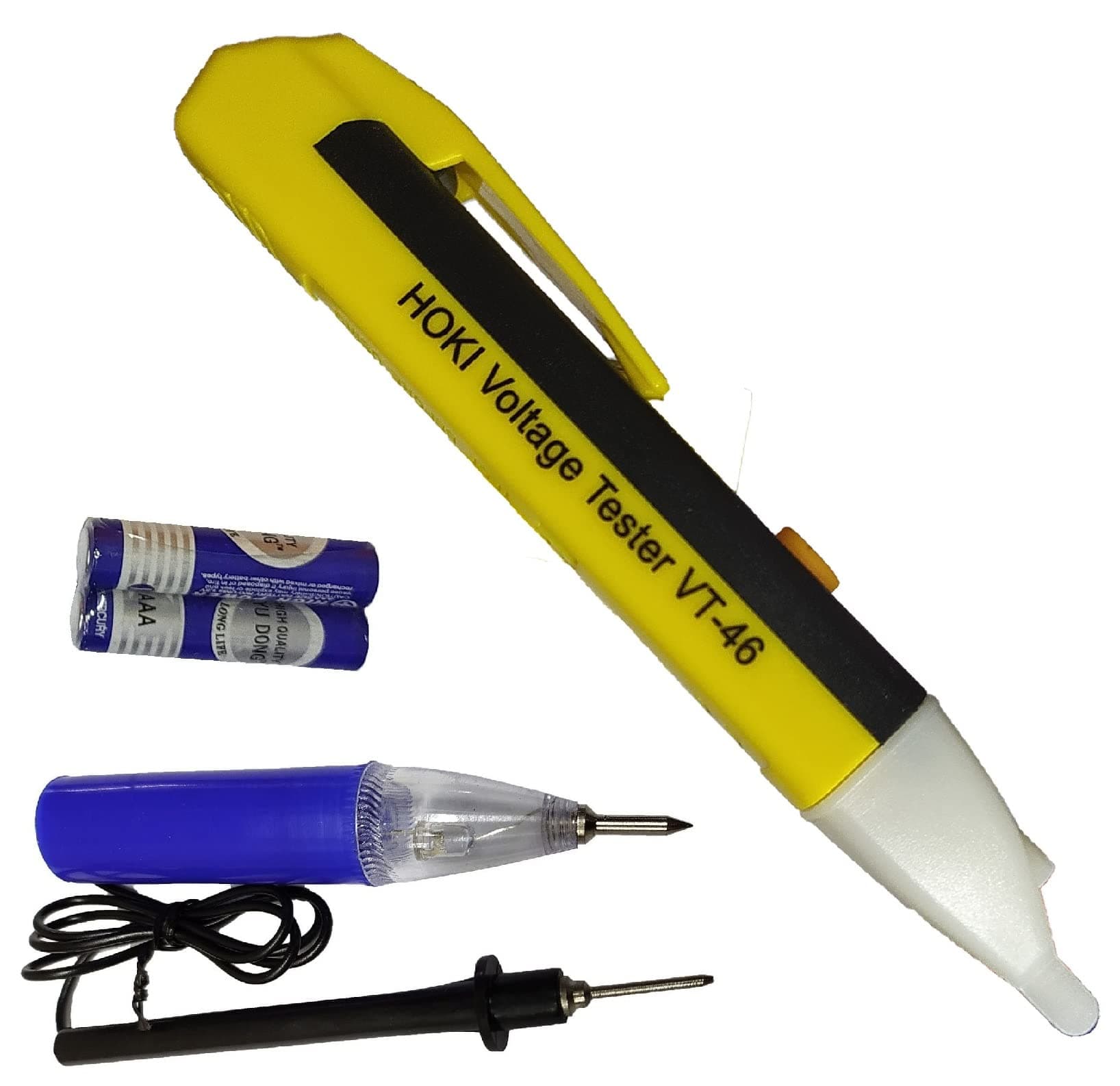 DUMDAAR VT-46 touchless analog voltage tester with 1pc Continuity Tester