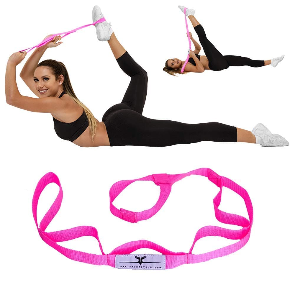 Stunt Stand® brand Flexibility and Stretching Stunt Strap - Pink