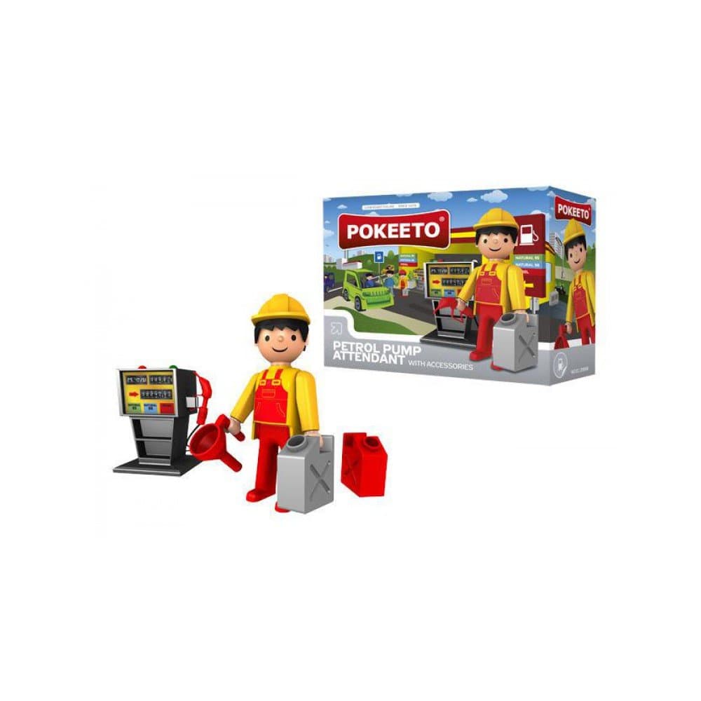 efko Pokeeto Petrol Pump Attendant and Accessories
