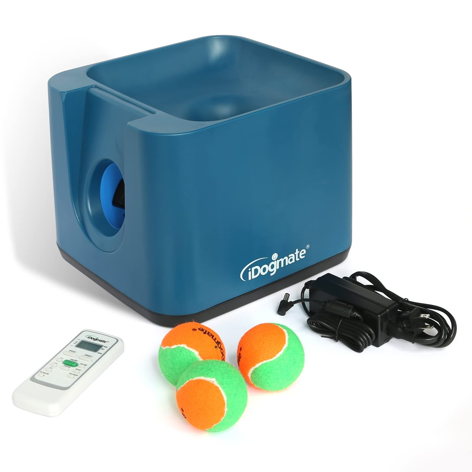 IDOGMATE(Bid Dog Ball Launcher) - Dog Ball Launcher, Automatic Ball Thrower Rechargeable Remote Interactive Tennis Ball Fetch Machine, Large, Grade 2