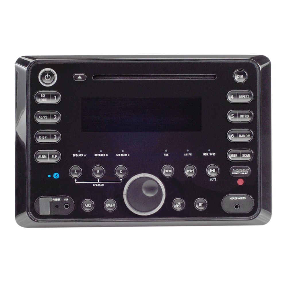 Magnadyne RV5090 AM/FM/CD/DVD/BT 120W Wall Mount Receiver with Remote Control