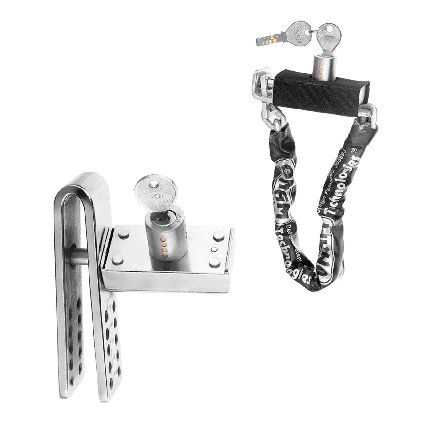 eSwaraa Anti Theft Car Lock with *Free* Multi-Lock of Bike, Cycle, Helmet, Door, Gate, Fence, Grill, Luggage Lock Device