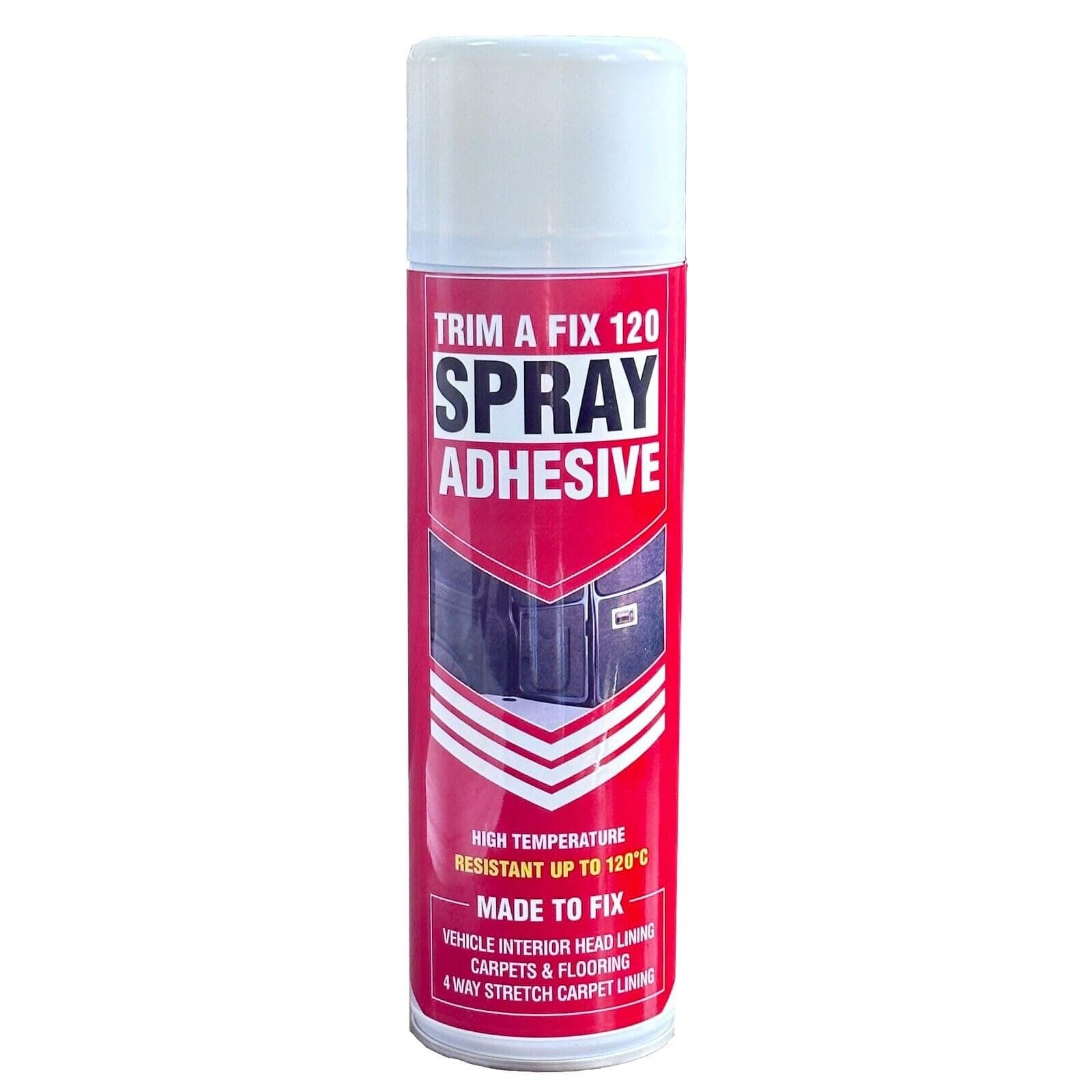 12 x High Temperature Trim Fix Adhesive 500ml Spray Can …