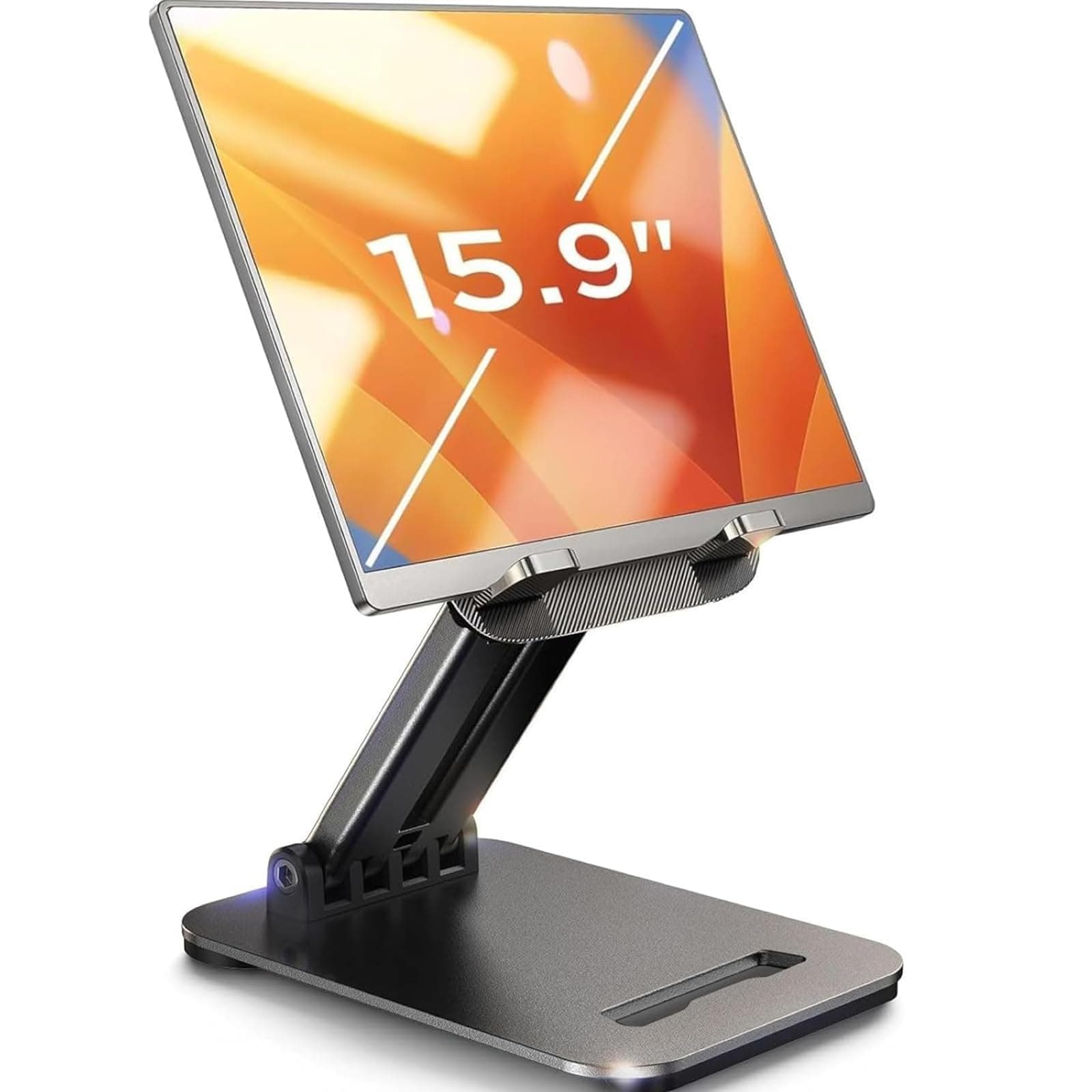 LISEN iPad Stand, Tablet Stand, Smartphone Stand, Compatible with up to 15.9 Inches, Relieves Eye Strain, Convenient Gadget for Business Trips 【Compatible with Switch 2 as well】iPad Mini, Extendable