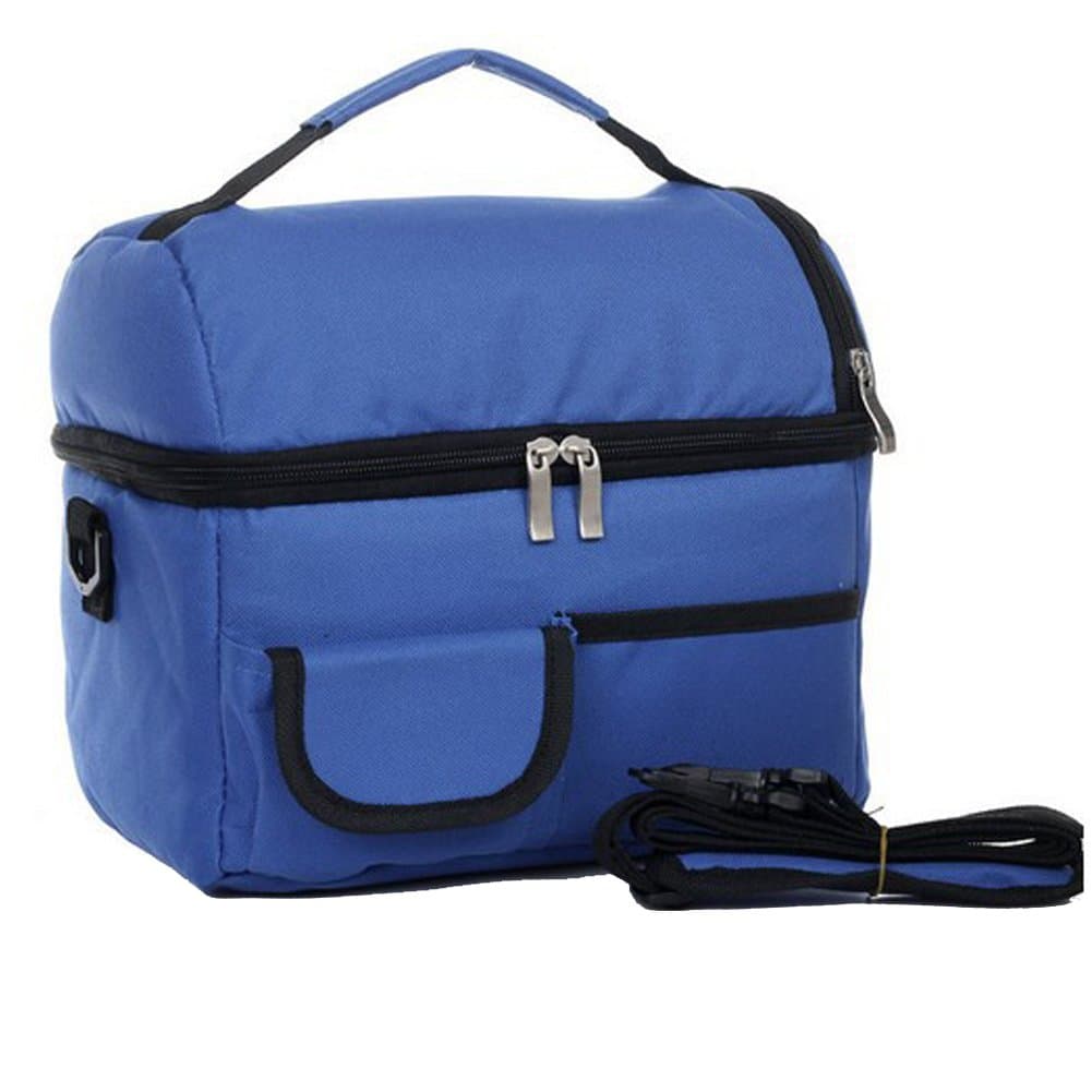 Encell Blue Cooler Bag Insulated Sports Baby Travel Lunch Bag