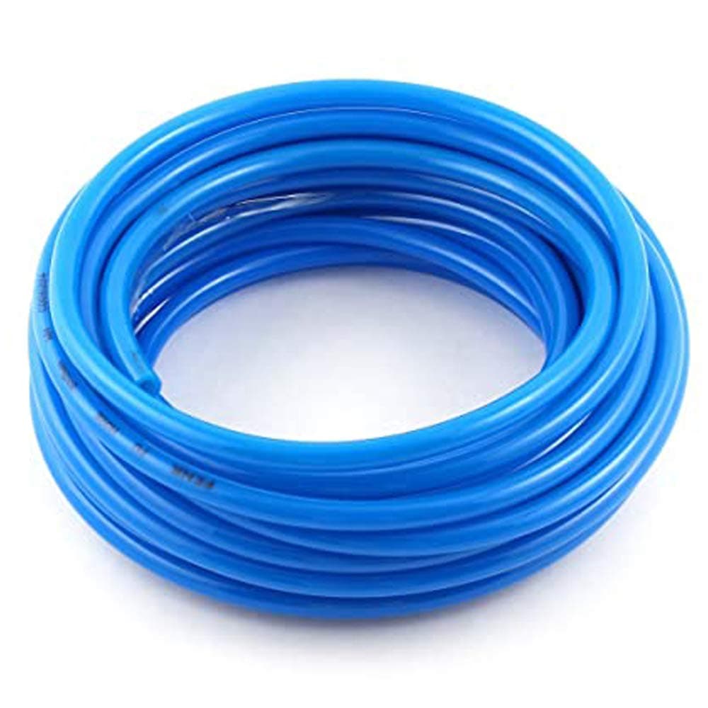 Pneumatic 8mm OD x 5mm ID 15 Meter PU Pipe Flexible Air Tubing Hose Blue