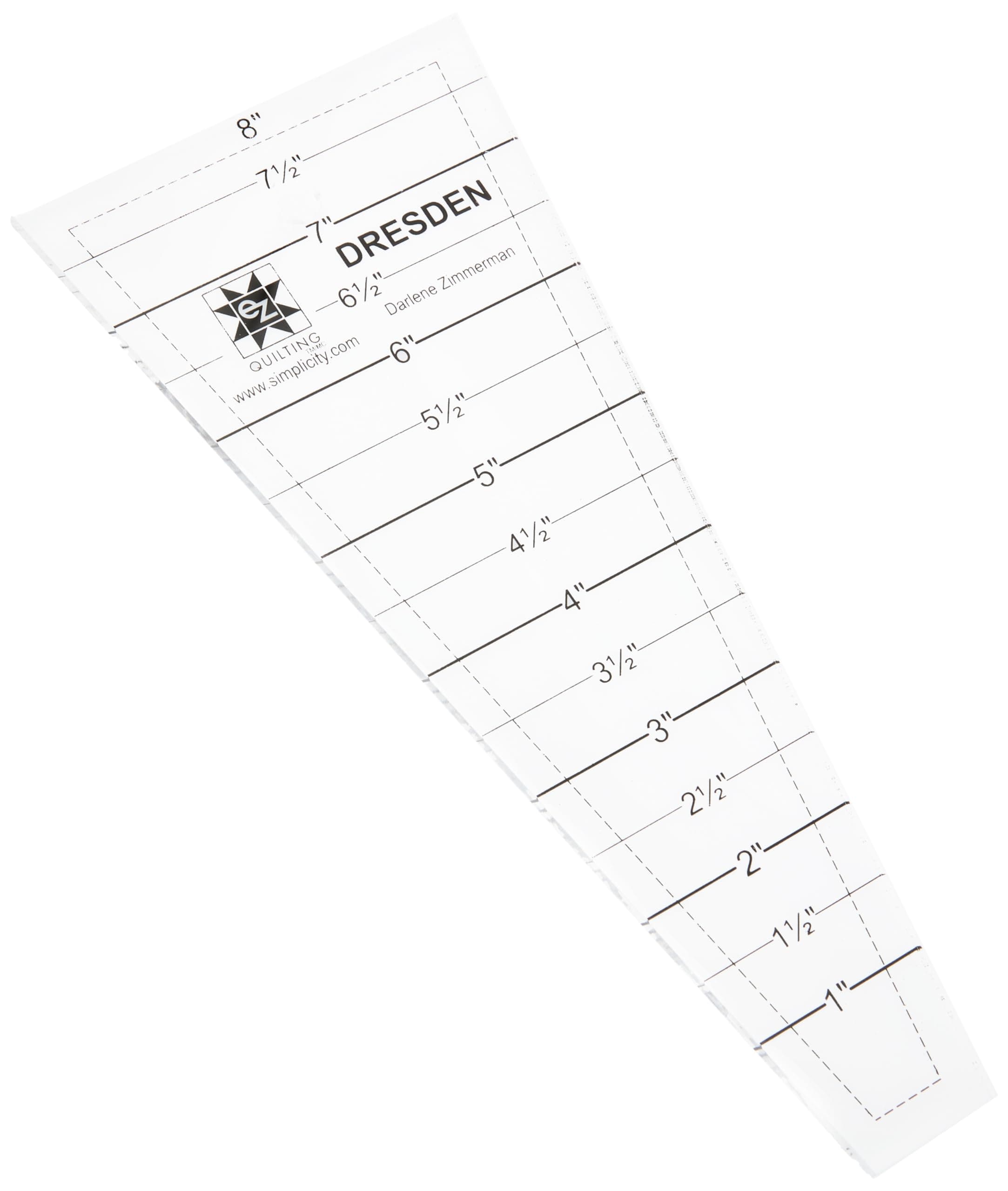 EZ Quilting Dresden Acrylic Template