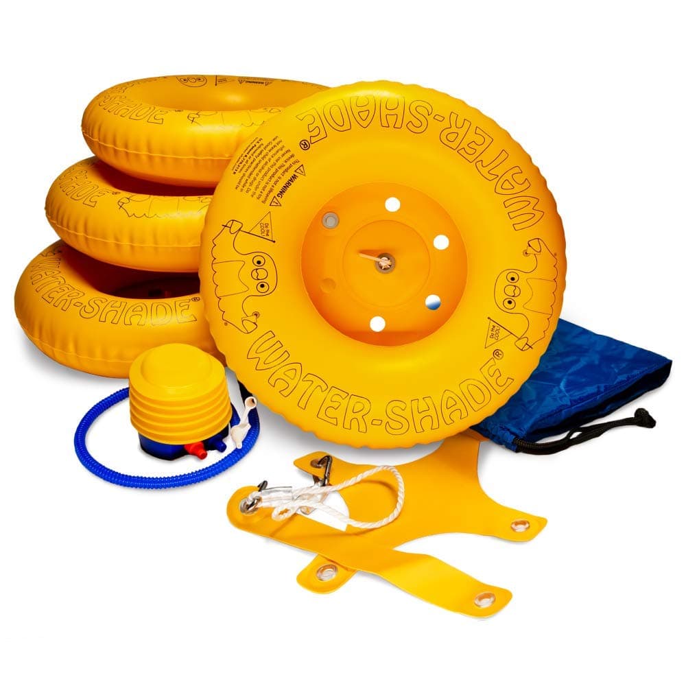 Water Shade Canopy Float Kit - Float Any Pop-Up Style Canopy on Water Fast & Easy - Canopy NOT Included Yellow