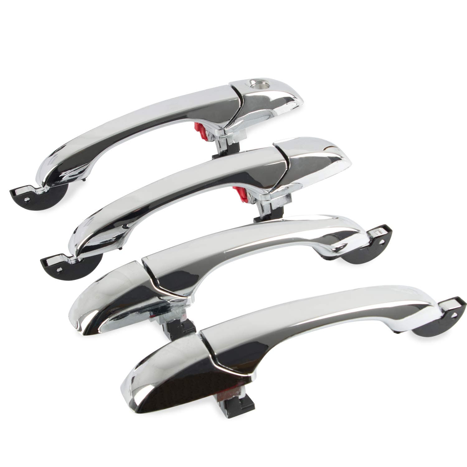 4pcs Outside Exterior Chrome Front Rear Truck SUV Door Handle Set Compatible With 2005-2010 Chrysler 300/300C Dodge Magnum/Charger (Door Handel)