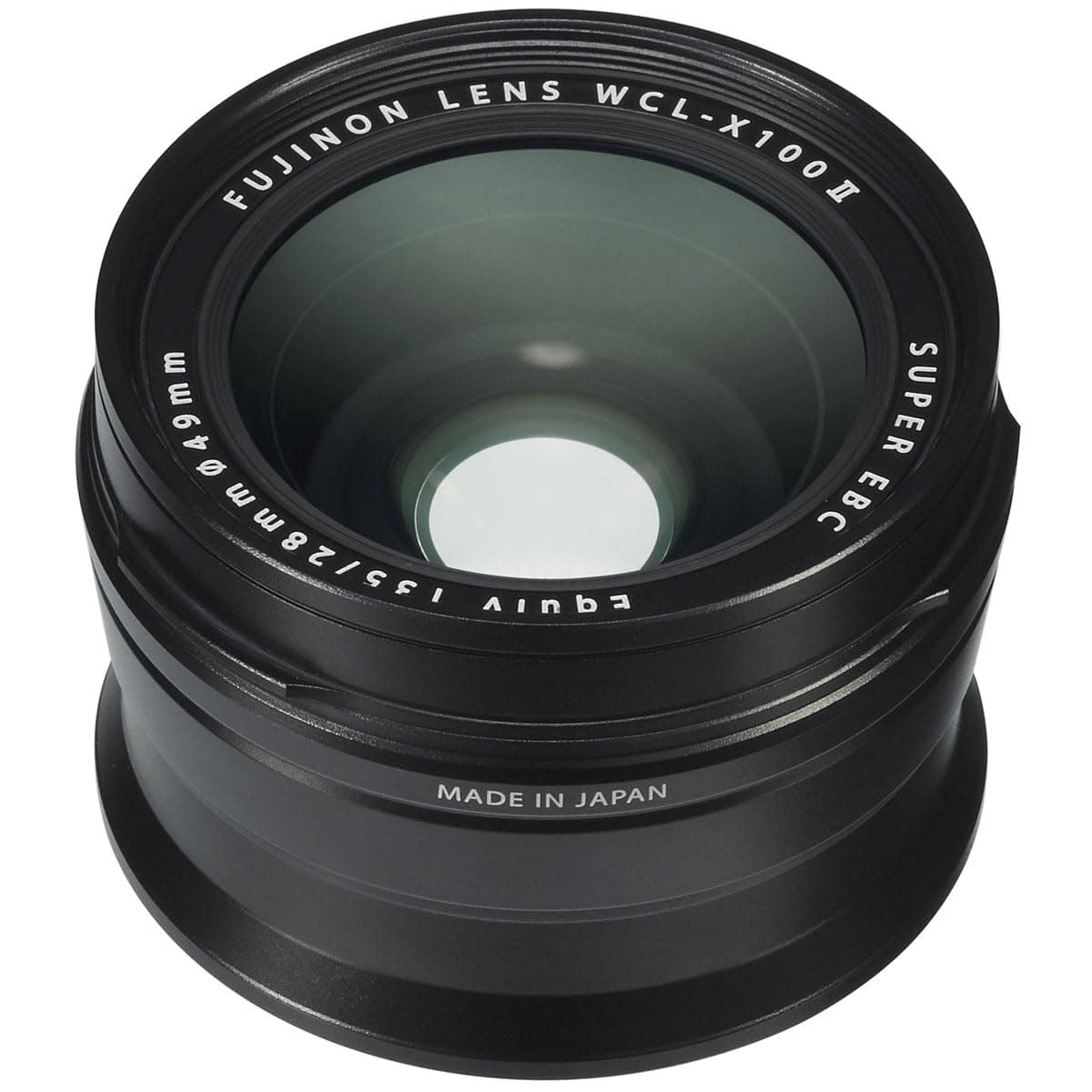 Fujinon Wide Conversion Lens for X100 Series Camera, Black (WCL-X100 B II)