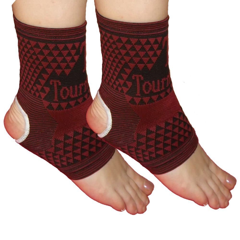 FAR-Infrared Ankle Support Brace with Tourmaline Magnetic Healing Fibers 1 Pair