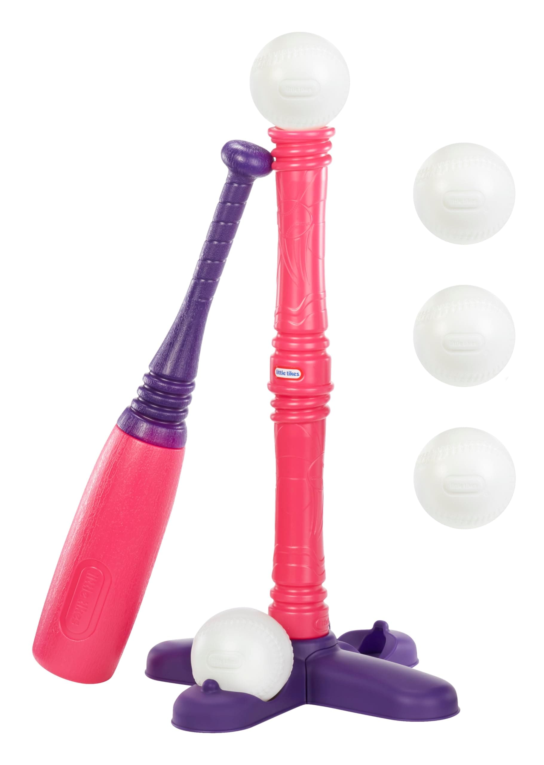 T-Ball Set,Pink, 5 Balls, for Toddlers Ages 18+ Months – Amazon Exclusive
