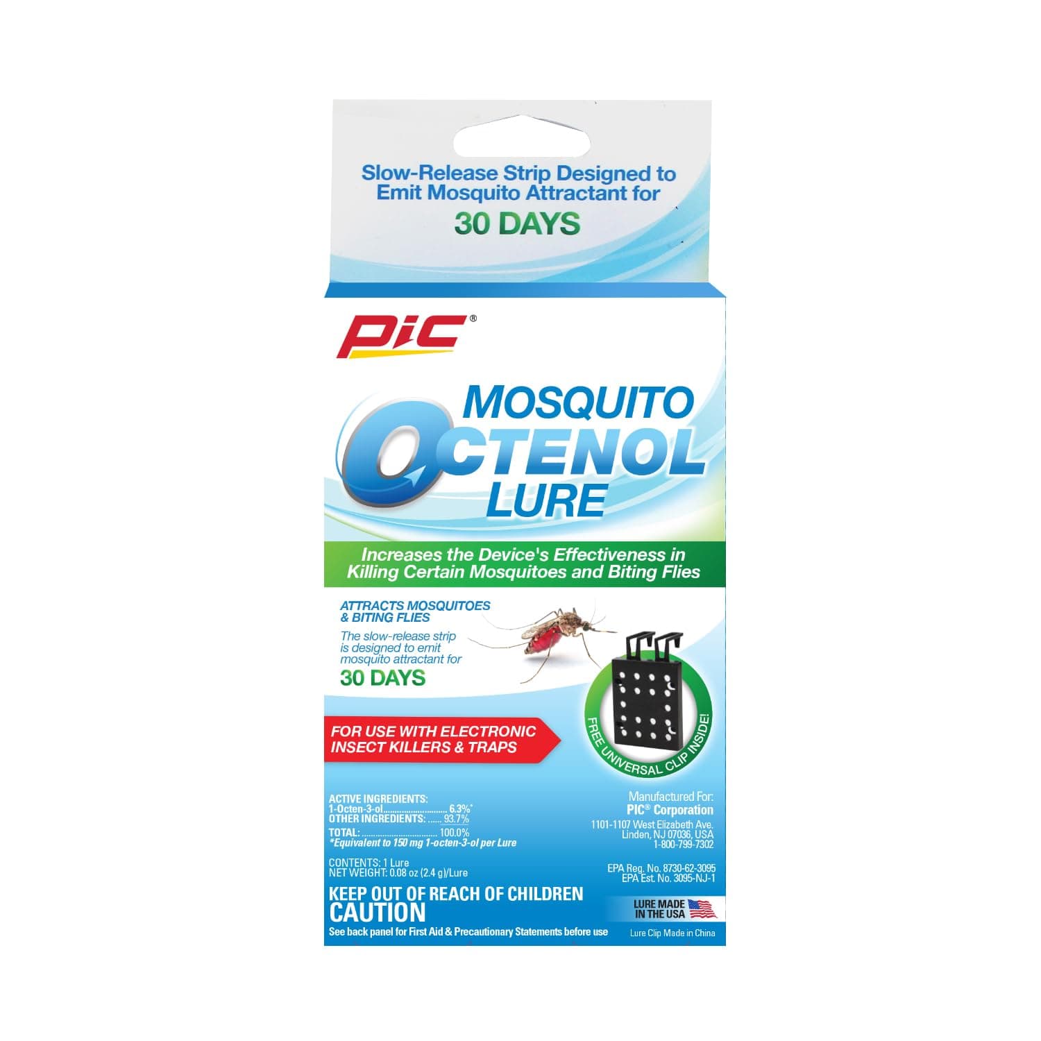 PIC Mosquito Octenol Lure, White