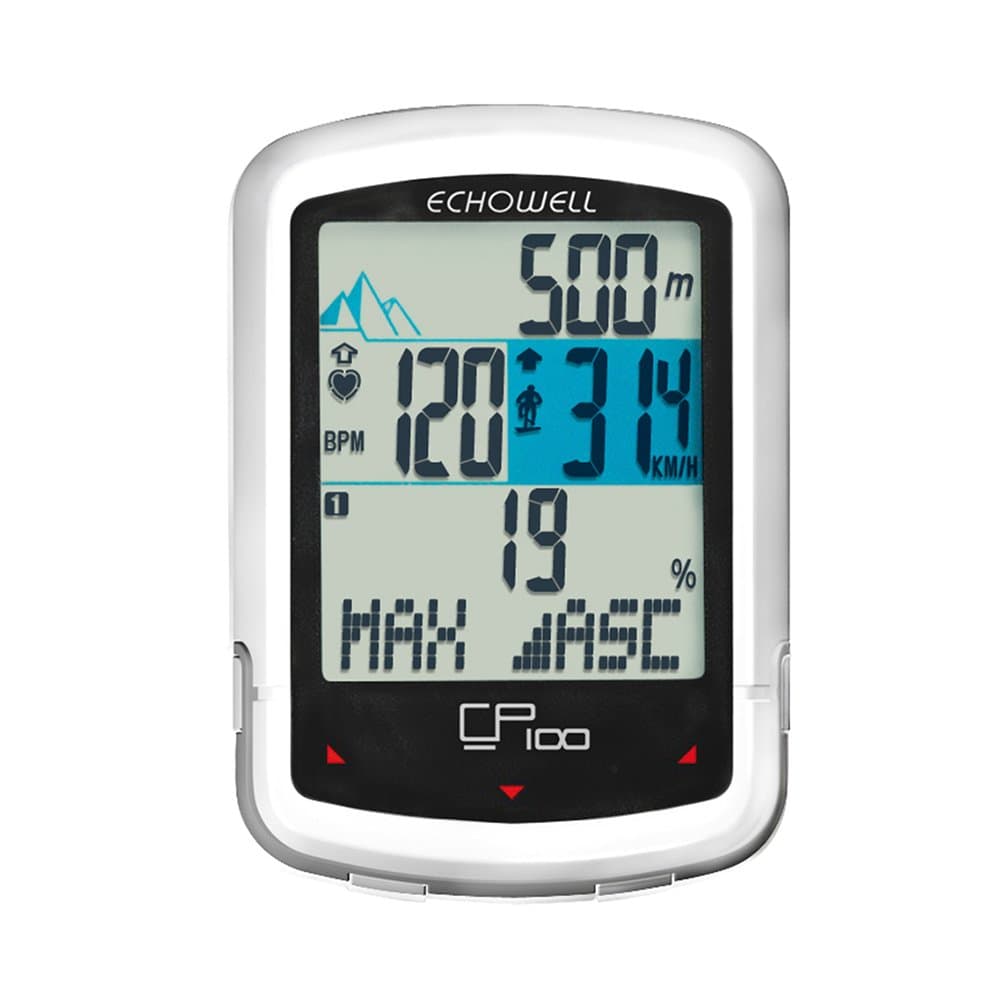 Echowell CP100 Wireless Bike Computer with Heart Rate Monitor, Cadence and Altimeter
