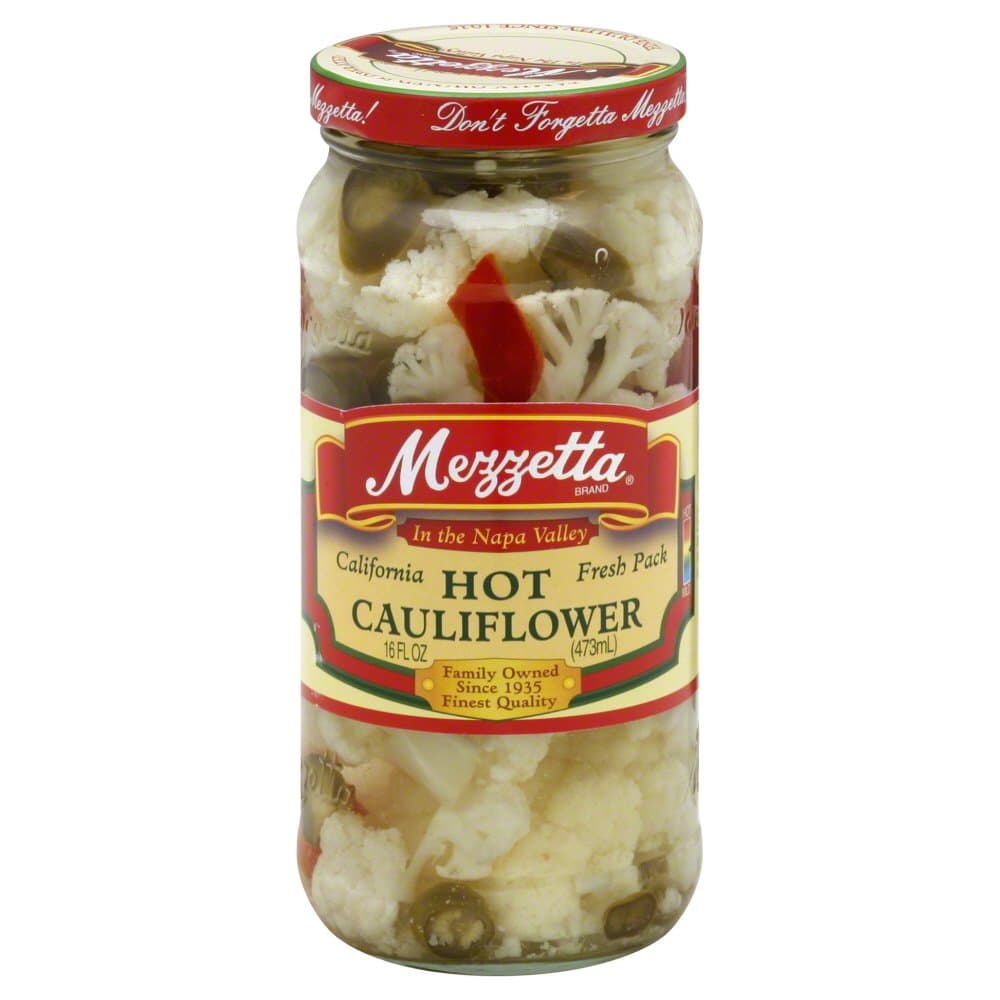 G L Mezzetta Peppers, Hot Cauliflwr, 16-Ounce (Pack of 6)