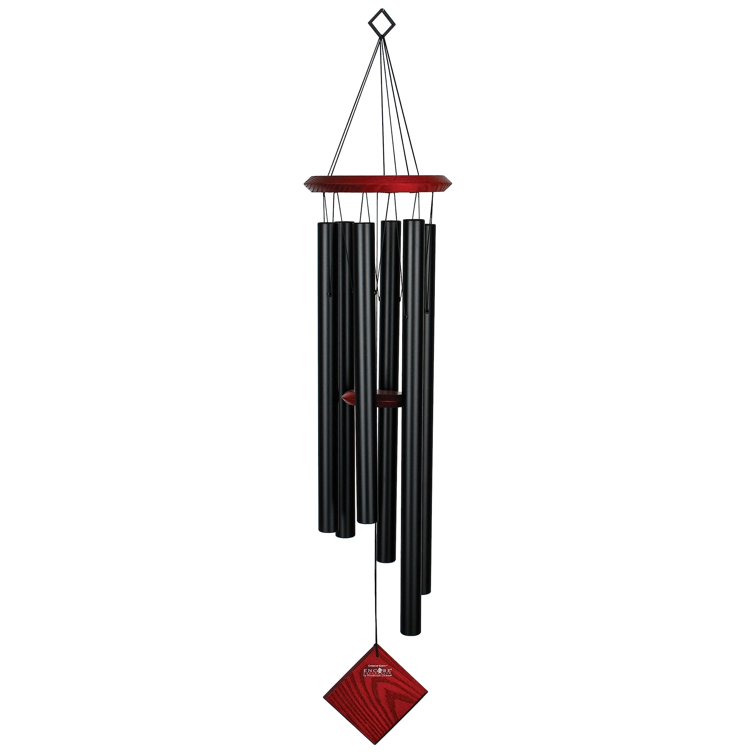 Woodstock DCK37Encore Collection Windchime - Black Chimes of Earth