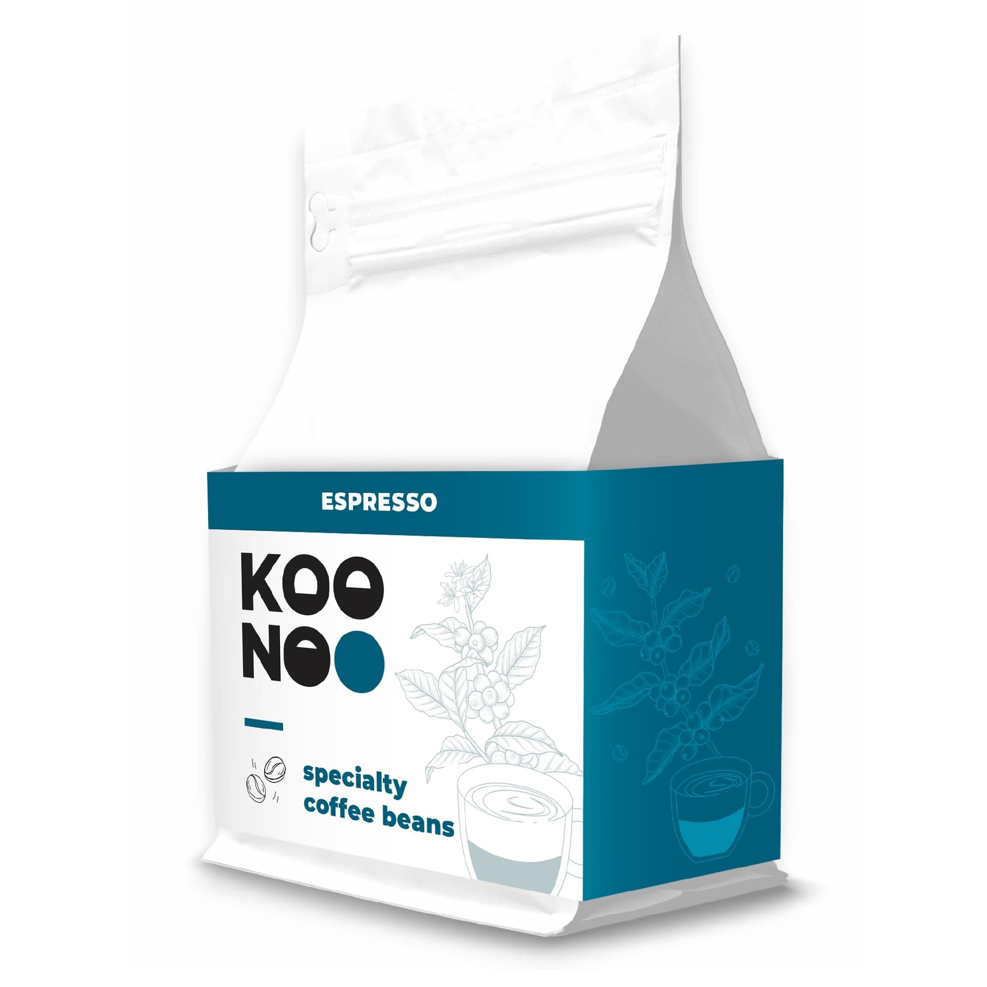 Koonoo Espresso | Velvety Crema | Dark Roast | 250g | Specialty Coffee Beans | Made in UAE