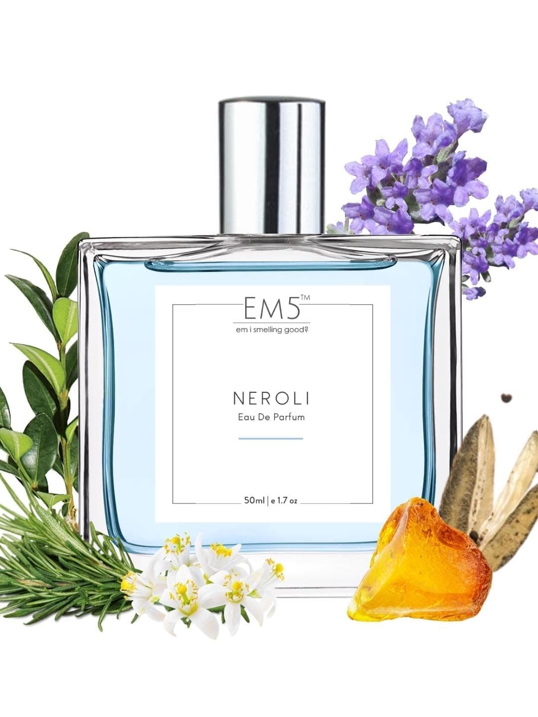 Neroli Unisex Perfume Spray for Men & Women | Citrus White Floral Aromatic | EDP Strong & Long Lasting Fragrance | Luxury Gift for Him & Her