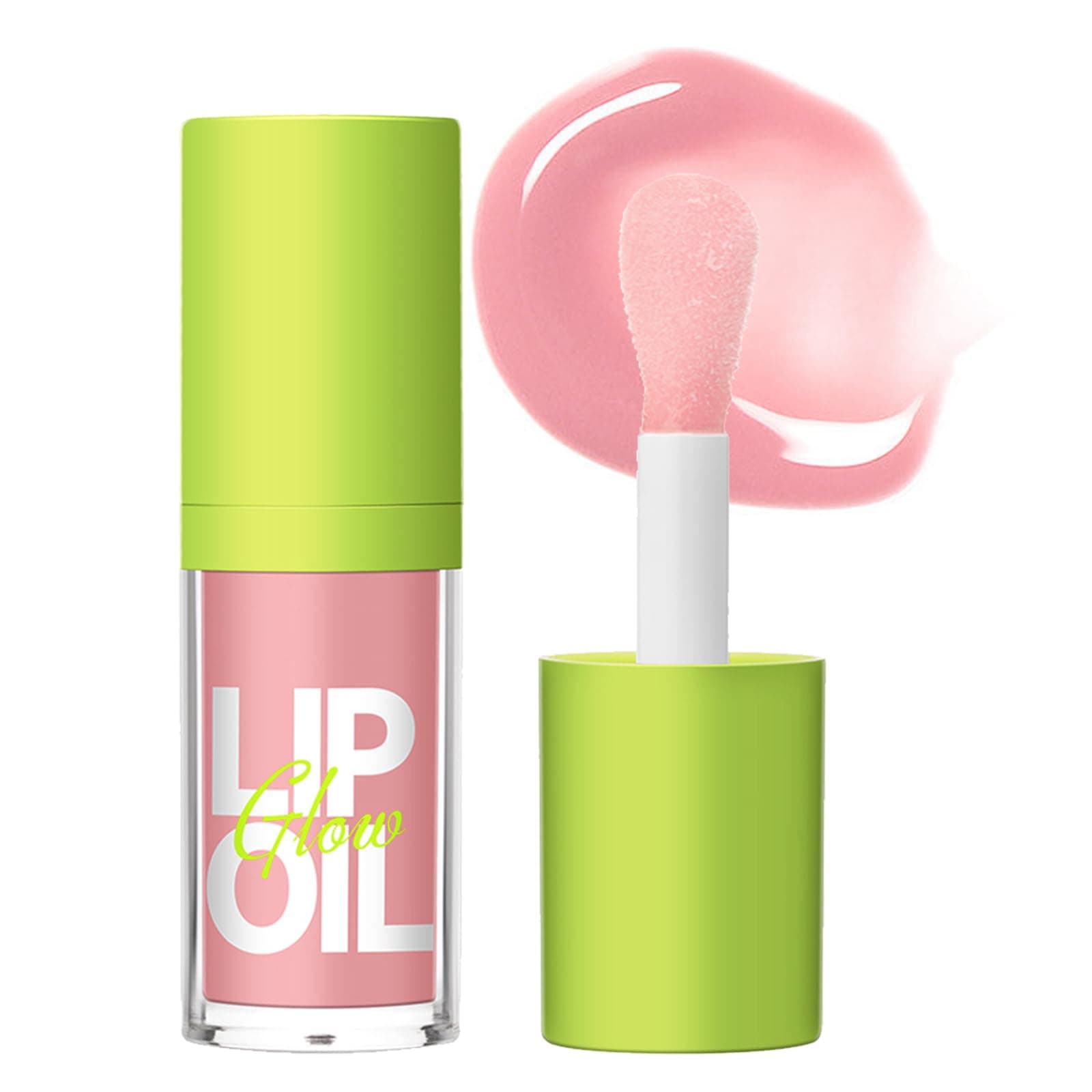 Erinde Plumping Lip Oil, Hydrating Tinted Lip Oil Gloss, Smooth Glossy Finish Lip Glow Oil, Moisturizing & Nourishing Shiny and Vegan Big Brush Head Lip Oil, Non-Sticky Formula (102 Kissy)