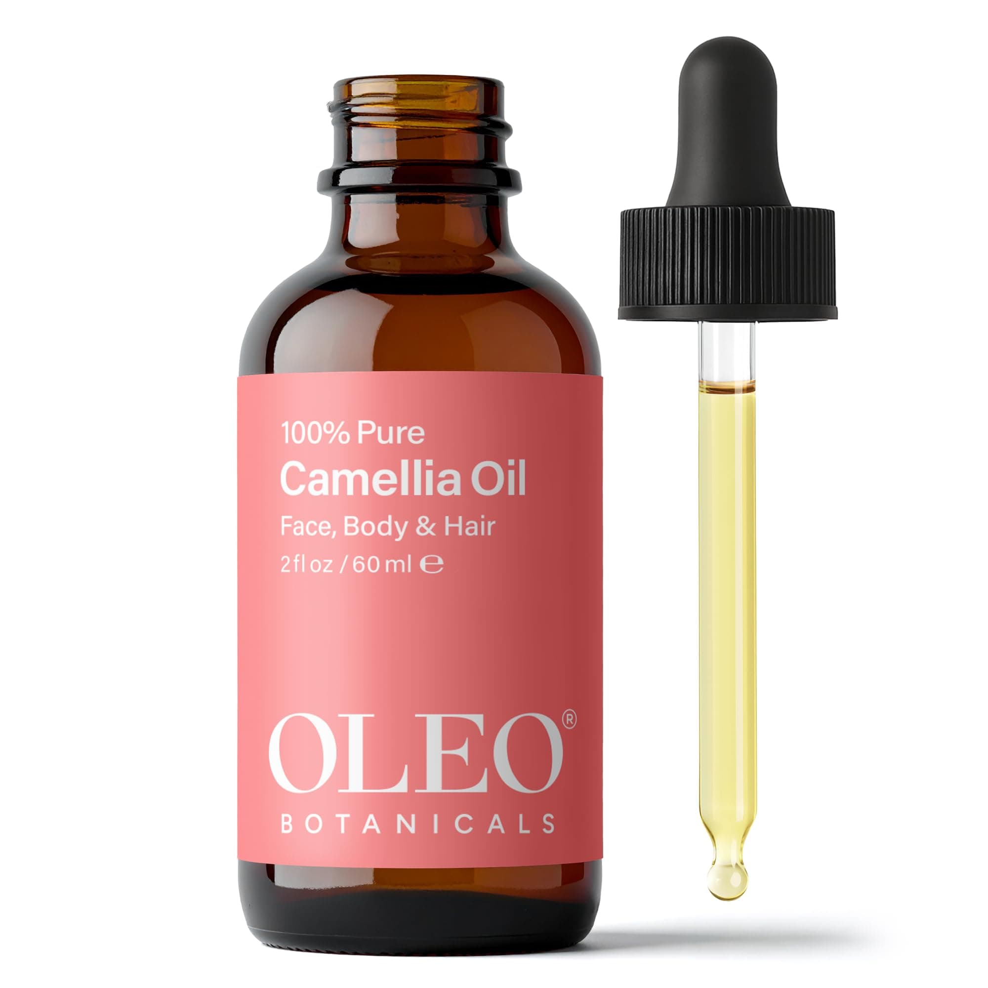 Japanese Camellia Japonica Oil - Tsubaki - Cold Pressed, Unrefined - Nourish, Moisturize with Natural Antioxidants, Hair and Skin - Rich in Vitamin E - 60ml