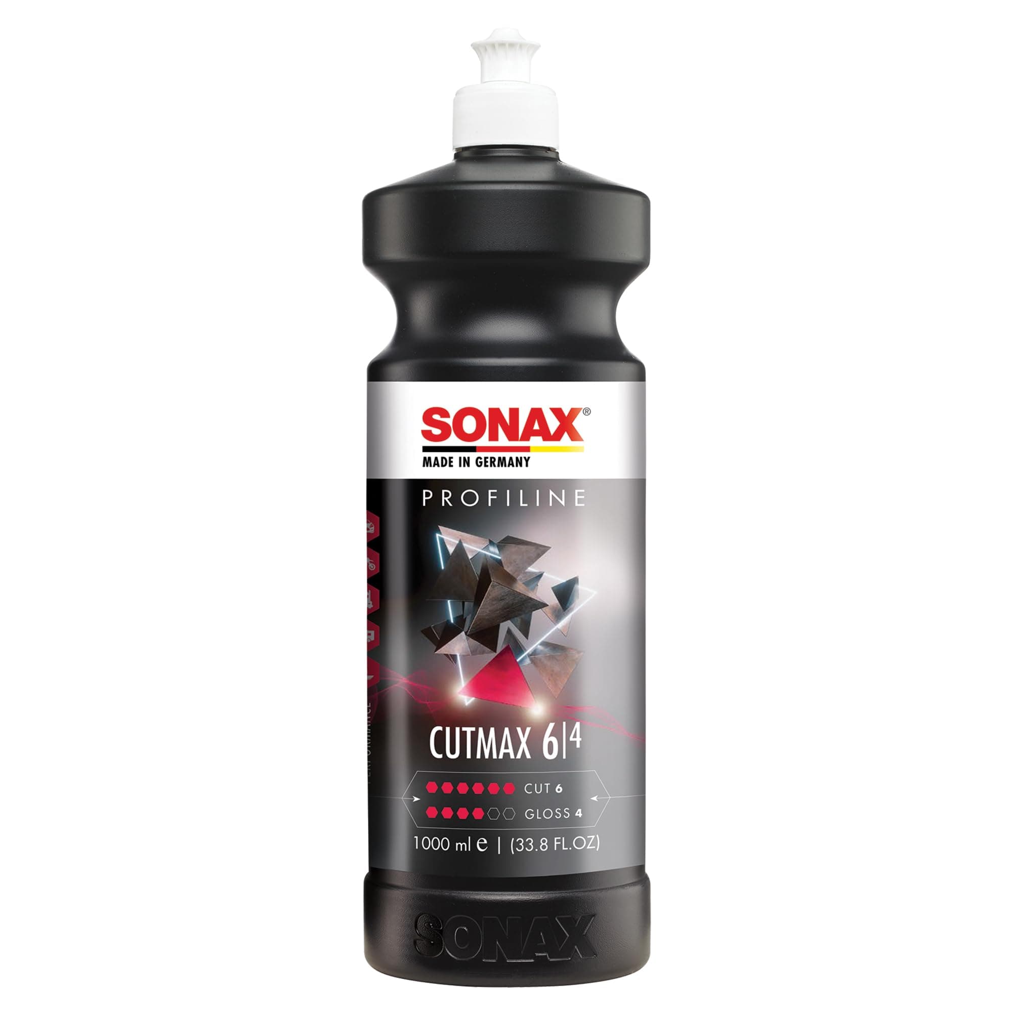 Profiline CutMax 1Ltr | Professional High-Performance Cutting Compound | Premium Scratch Removal, High Gloss Finish & Low Dust Polishing Technology | Ideal for All Clear Coats & Paint Finishes