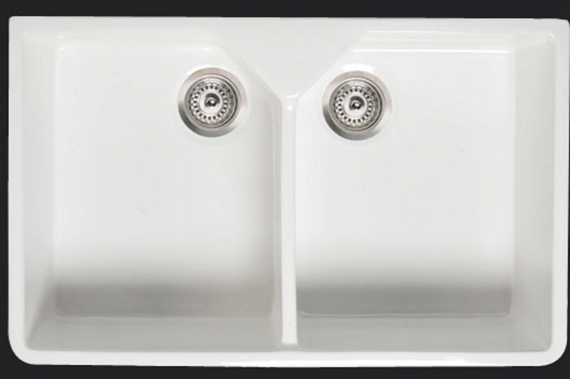 White Double Ceramic Belfast Butler Sink Thomas and Holland ®