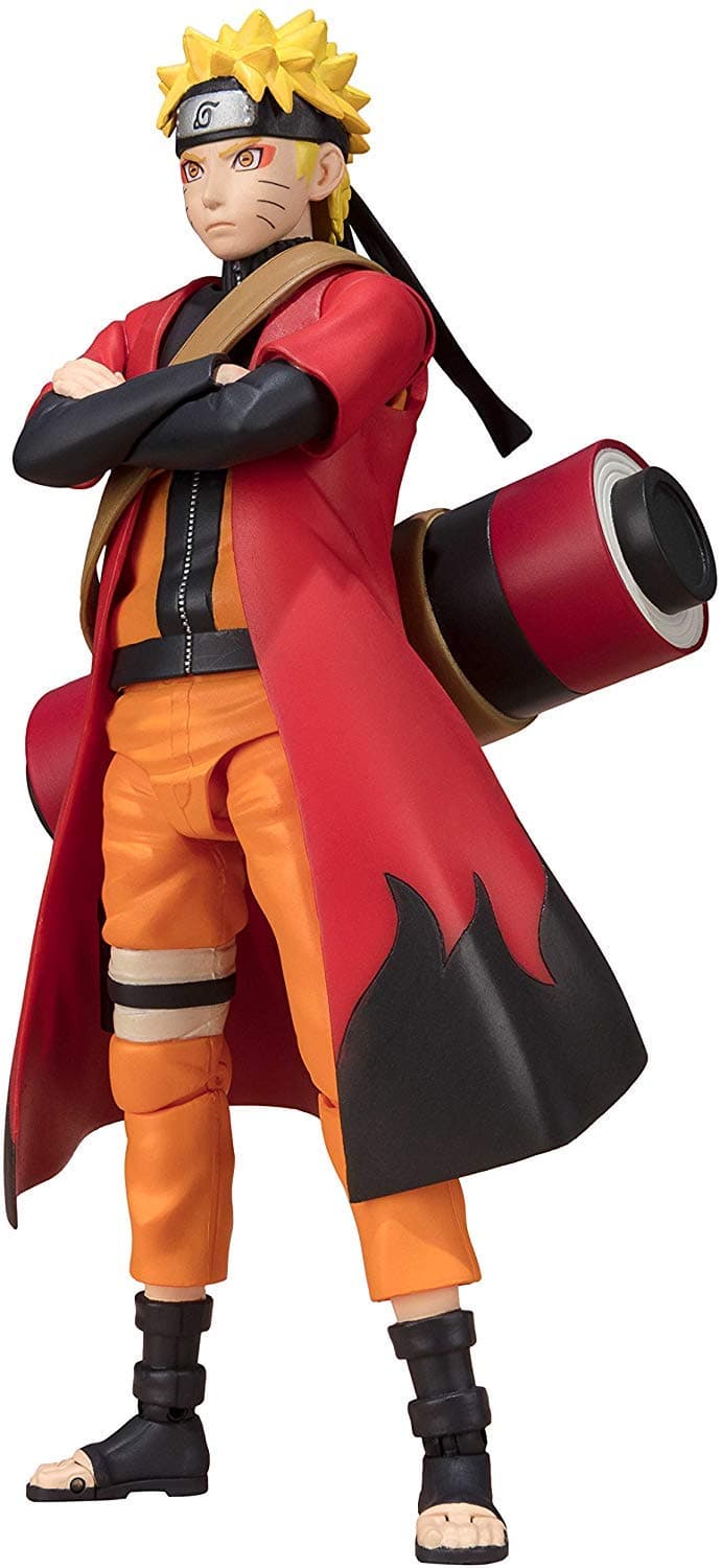 TAMASHII NATIONS Bandai S.H. Figuarts Naruto Uzumaki Sage Mode (Advanced Mode) Naruto: Shippuden Action Figure