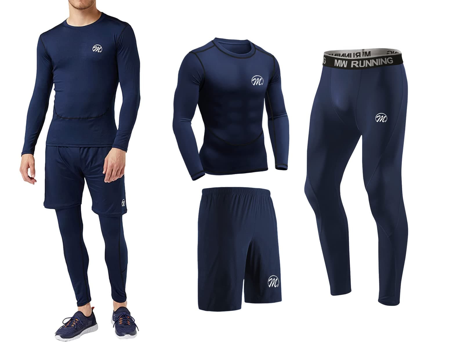 meeteu Men's Fitness Gym Sports Suits