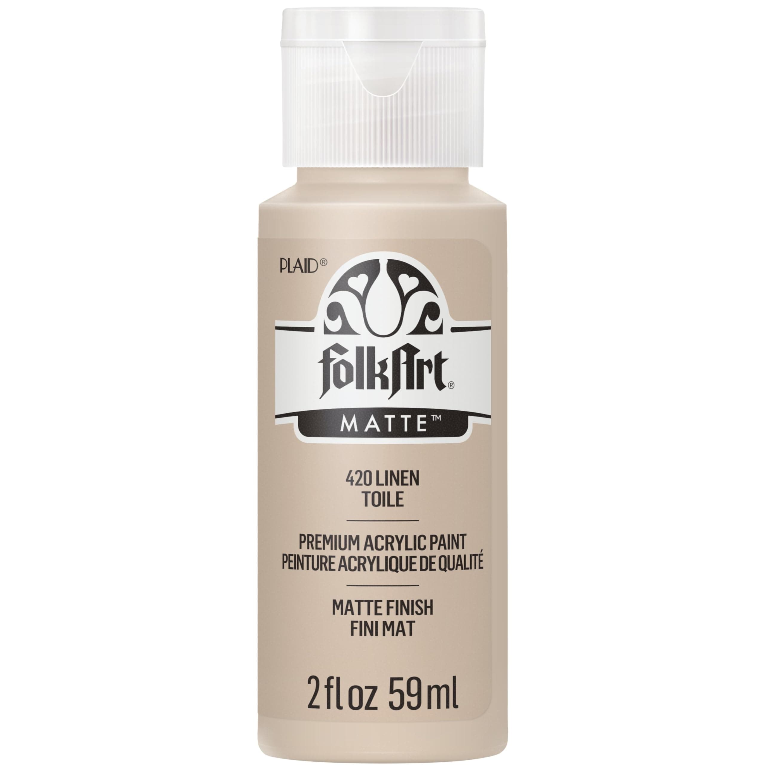 Acrylic Paint in Assorted Colors (2 Ounce), 420 Linen