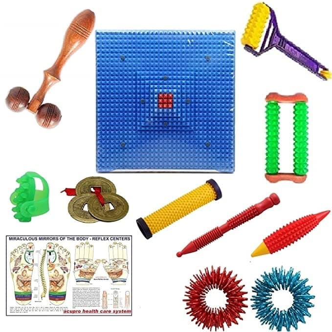 Acupressure Manual Occupational Therapy Equipment Foot Massagers, Acupressure Tools for Full Body, Multicolor