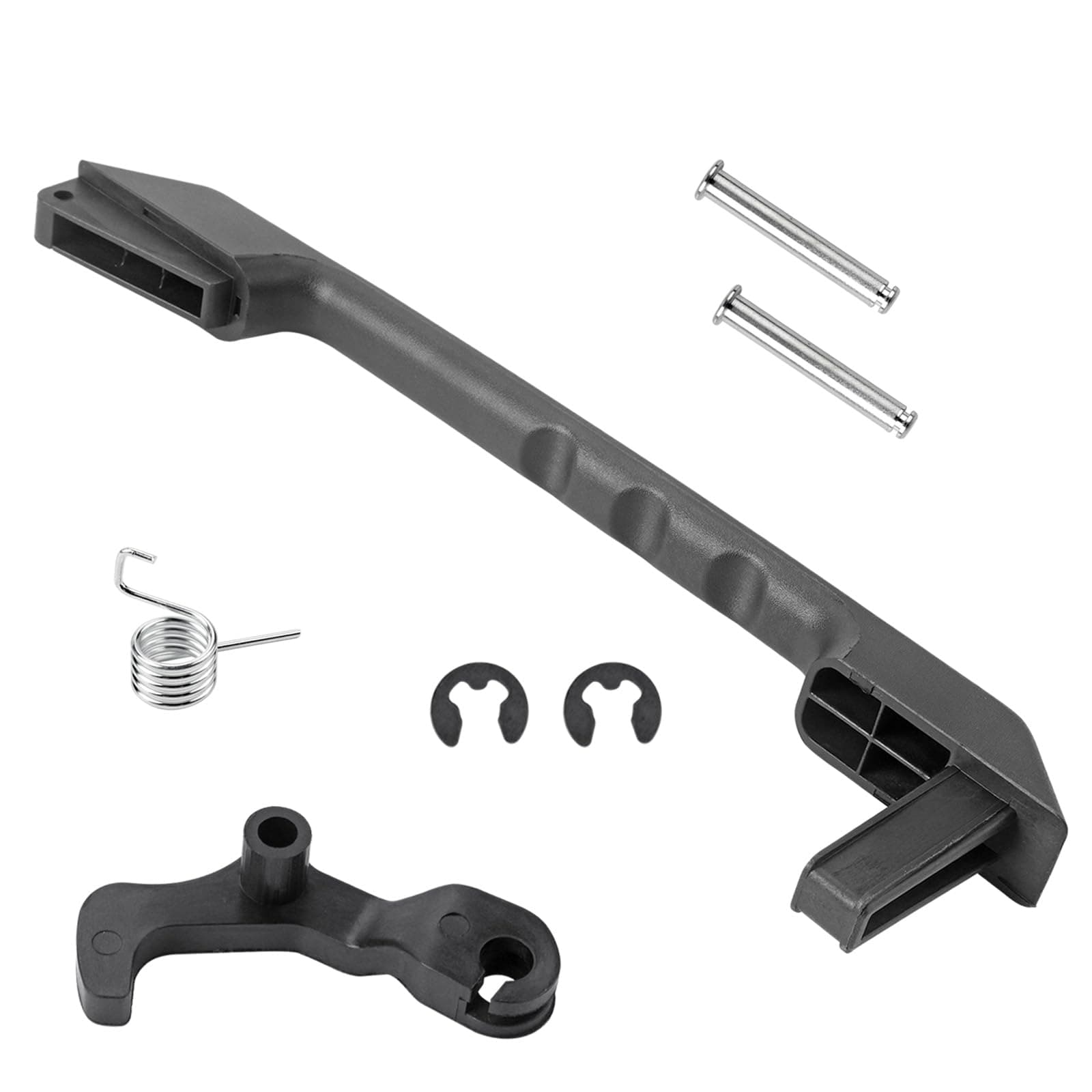 Rear Tailgate Handle Repair Kit, Exterior Textured Lever Liftgate Latch Handle Compatible with Hummer Vehicle H2 SUV 2003-2009 4 Door Replace# 15135441, 13767004, 97503