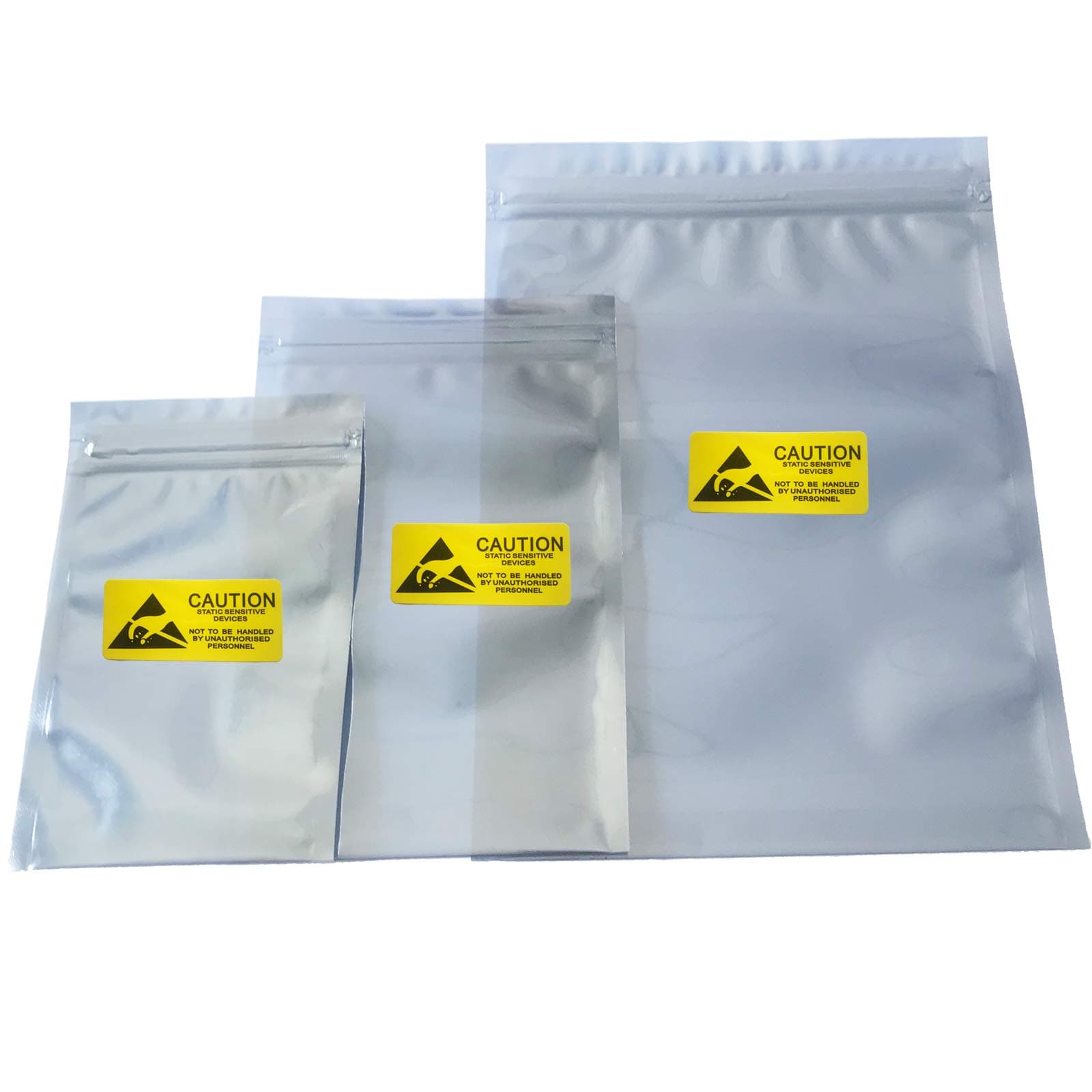 Anti Static Bags,ESD Bags,30pcs Mixed Sizes Antistatic Resealable Bag for 3.5 Hard Drive, 2.5 Solid State Drive,with Labels, ESD Shielding Bag for Varieties of Electronic Device