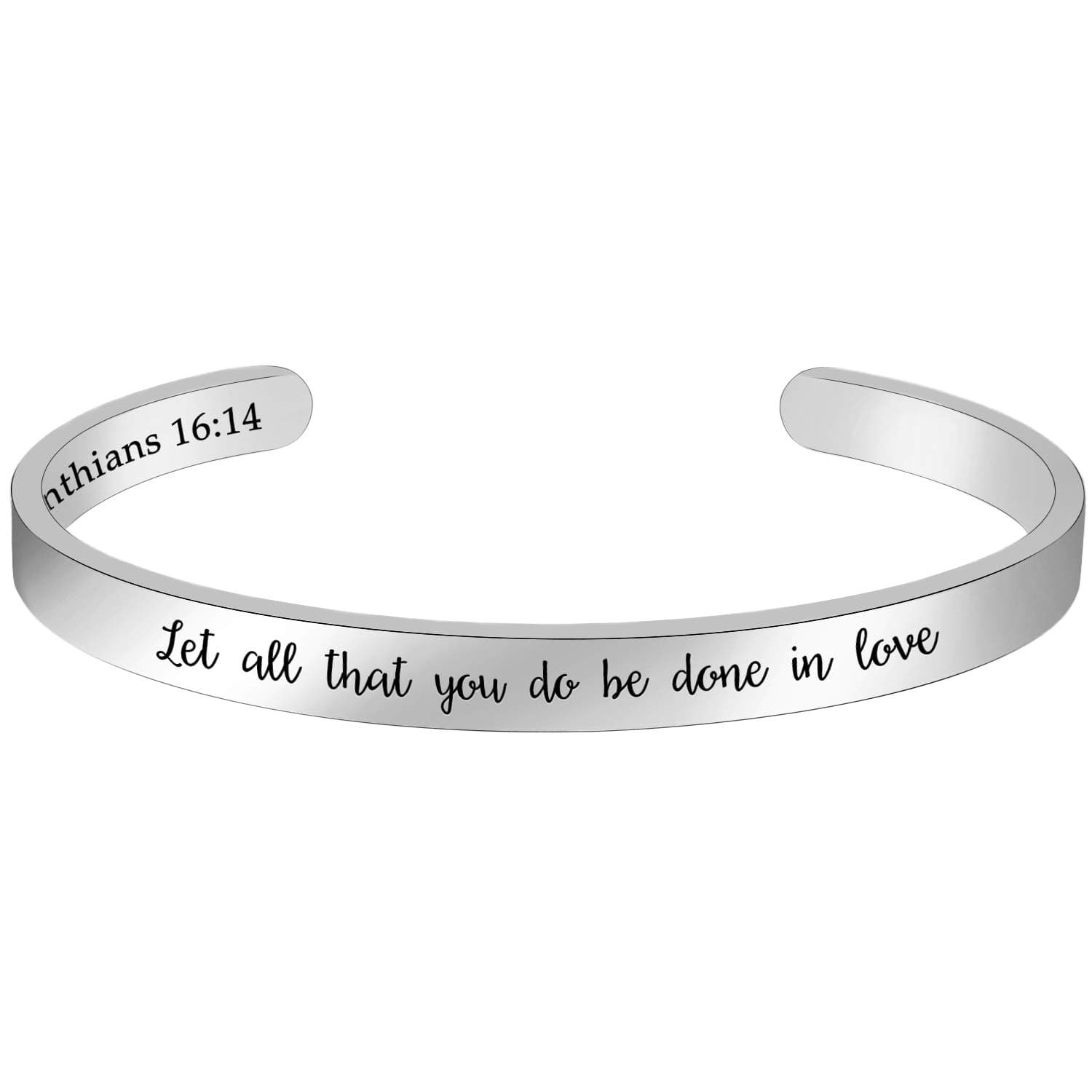 BtysunChristian Gifts for Women Inspirational Religious Bracelets for Women Her Girls Cuff Bangle Mens Bracelets Bible Verse Faith Baptism Gifts for Teenage Girls Mantra Quotes Engraved Jewelry