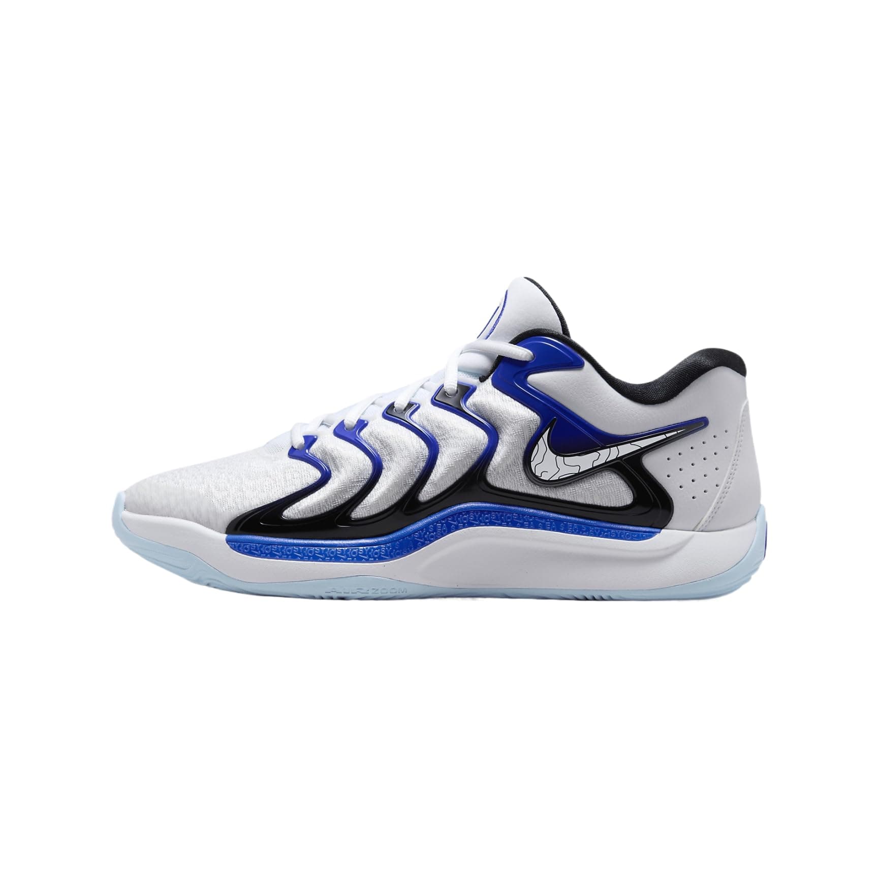 Men's Kevin Durant 17 Basketball Shoes, White White Black Game Royal, 9.5 UK