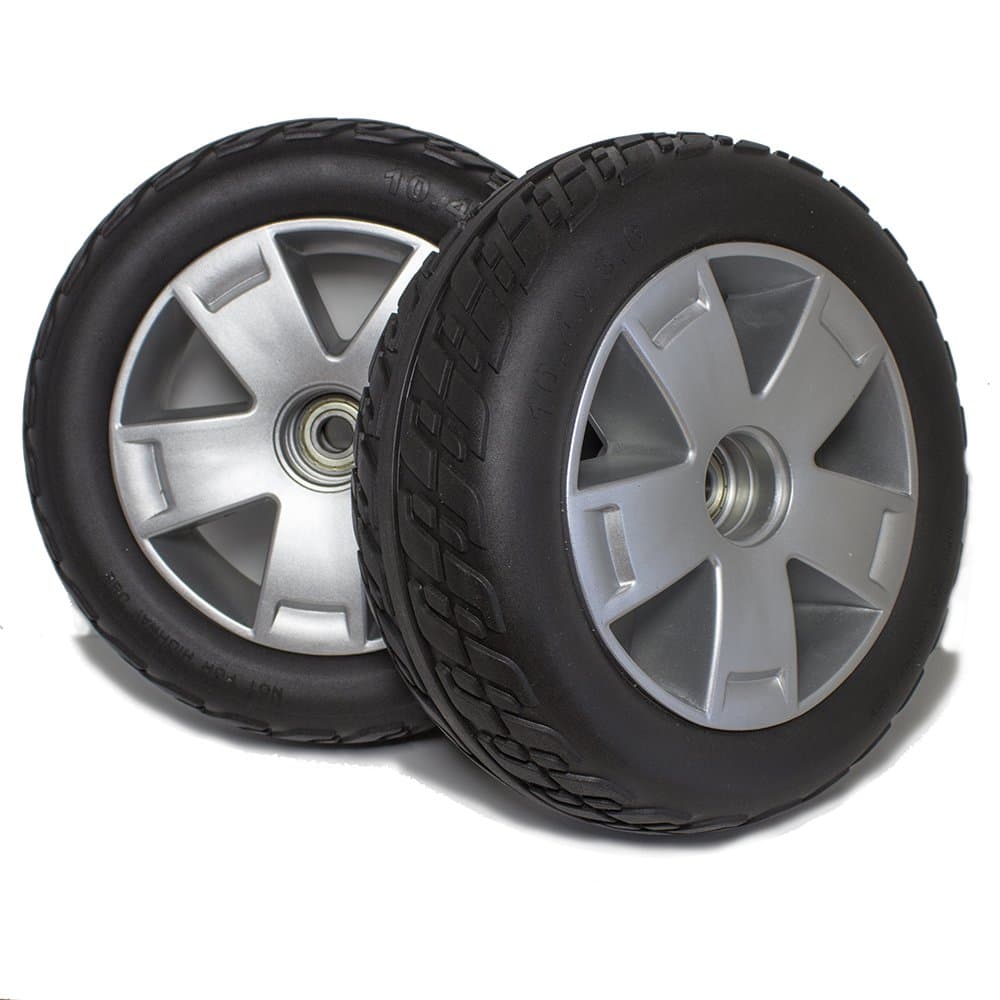 New Solutions - Non-Marking Solid Replacement Scooter Tires Compatible with CW844 4-Wheel Pride Victory 10 (SC710 & SC710LX CTS), Front-Wheel Electric Scooter Tires, 1 Black Tire