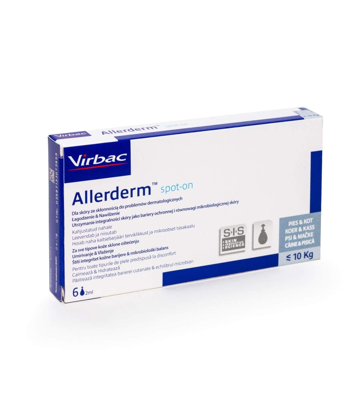 Virbac Allerderm Spot On (6 x 2ml)