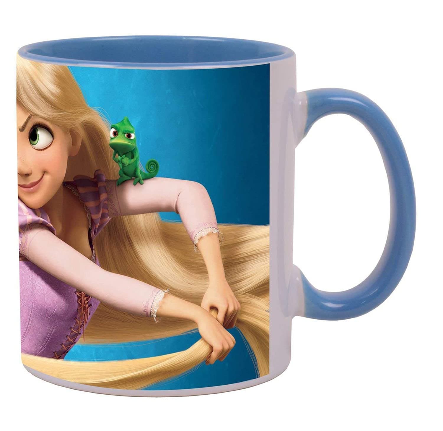 SCPmarts Inside Color Tangled Rapunzel Ceramic Coffee Mug (Multicolor)