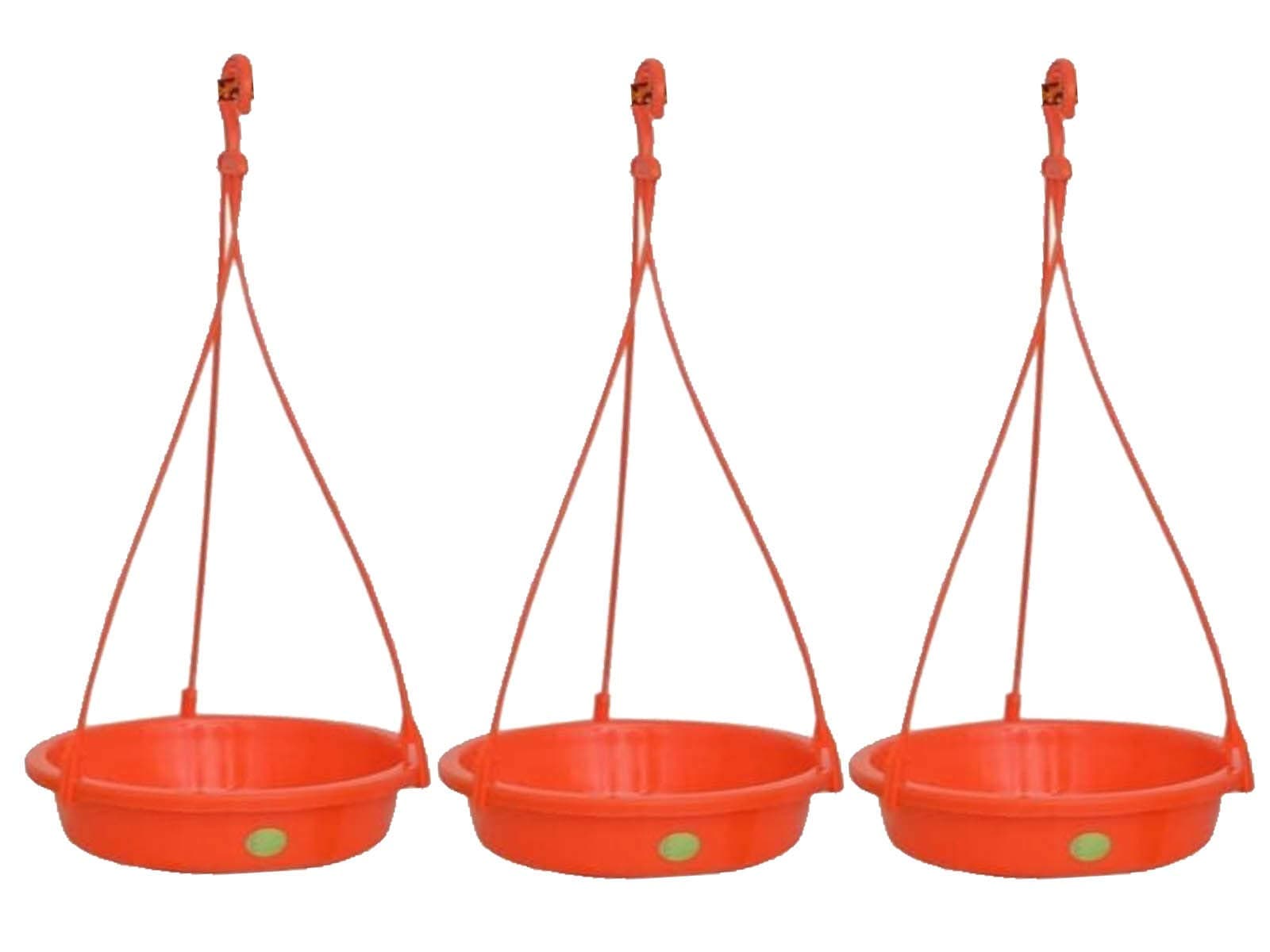Sparrow Bird Water Feeder (Sparrow Terra Cotta, Pack of 03)