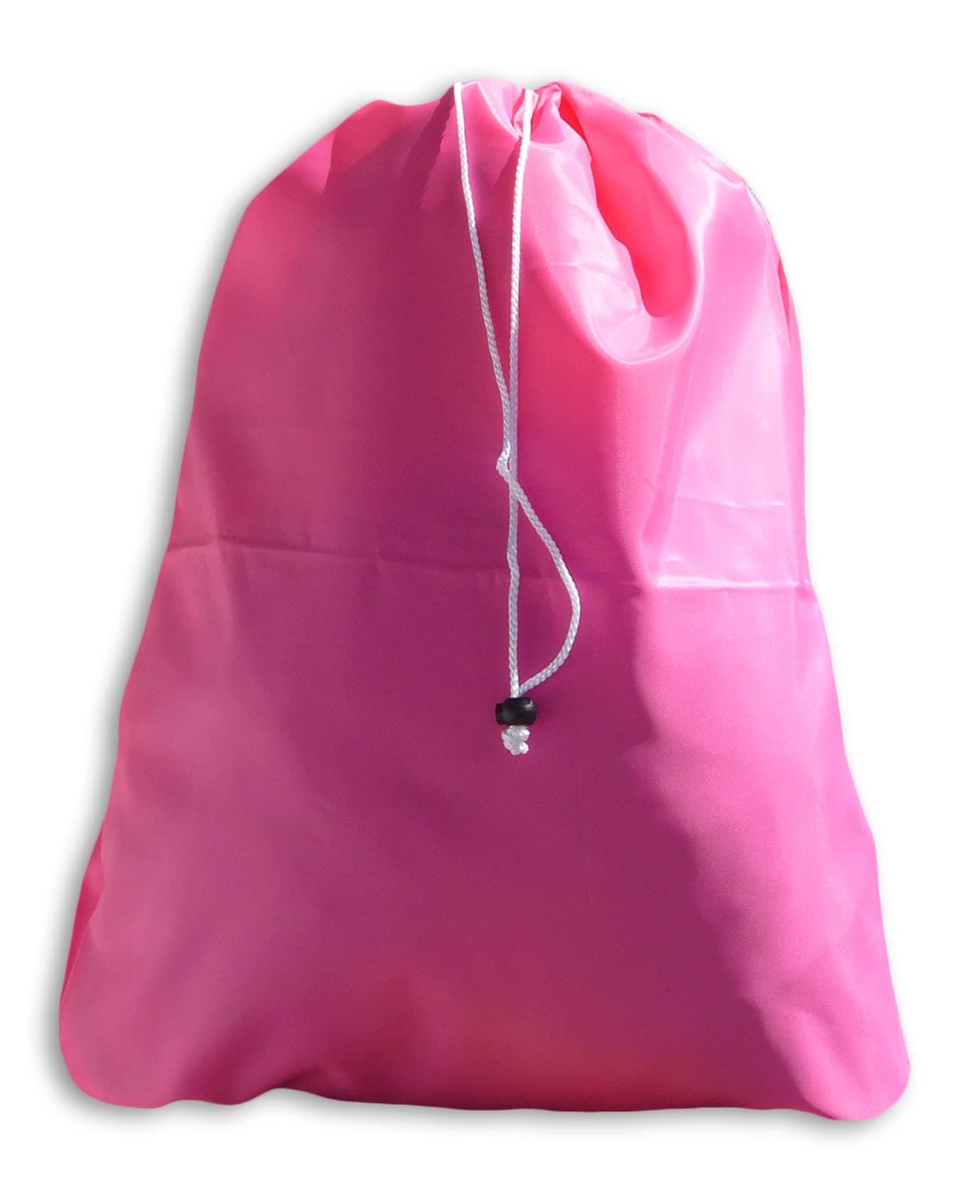 Extra Large Laundry Bag with Drawstring, Color: Pink, Size: 30x45