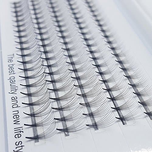 8D Eyelash Extensions 0.07 C Curl Russian Eyelash Extensions Volume Lash Extensions 8-12mm Long Pre Made Fan Eyelash Extensions by Obeyalash (8D 0.07 C Mix)