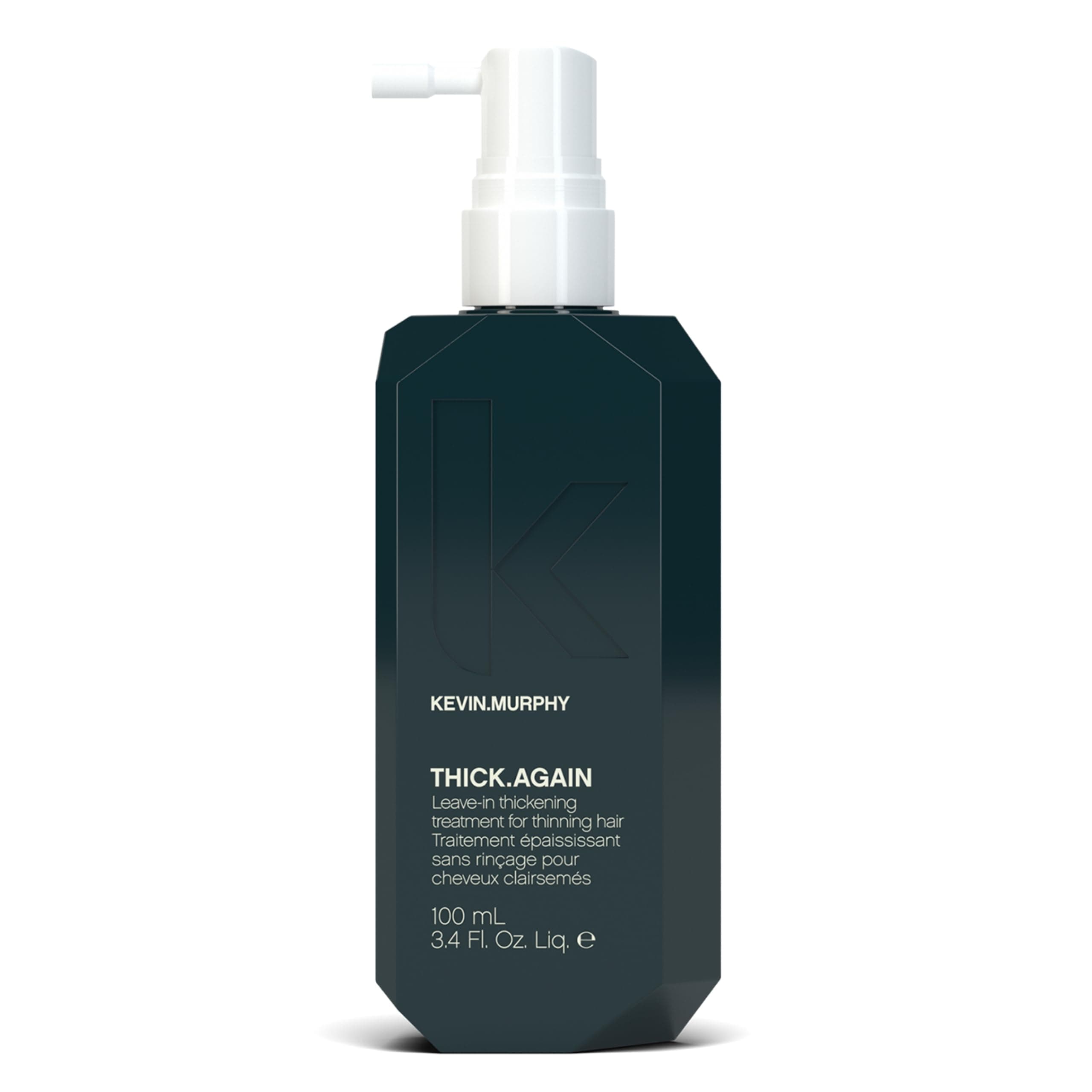 THICK.AGAIN - Hair Treatment for Men - For Fine or Thinning Hair - Hair Thickening - Heat Protection - Thickness for Body & Bounce - 100 mL / 3.4 fl oz
