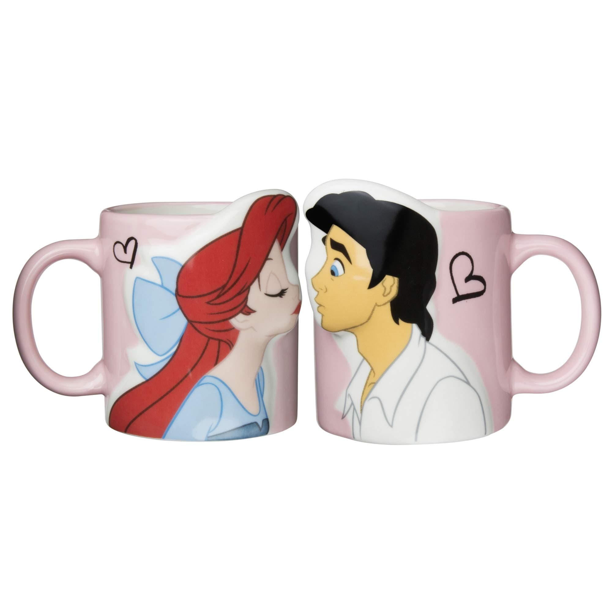 Little Mermaid Disney Princess the Pair Mug Cup Kiss Ariel